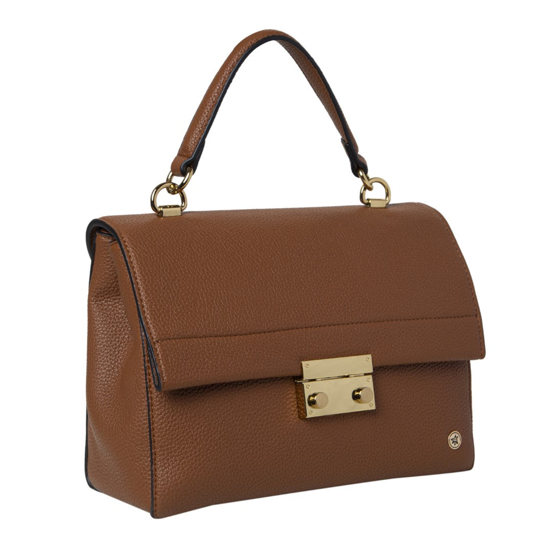 Hand Bag + Sling & Crecent Moon Bag-Eyeglass Case Tan(Combo)