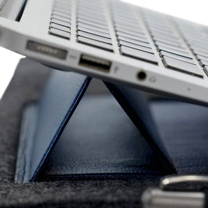 Laptop Sleeve With Stand 15" - Grey, Blue & Navy Blue