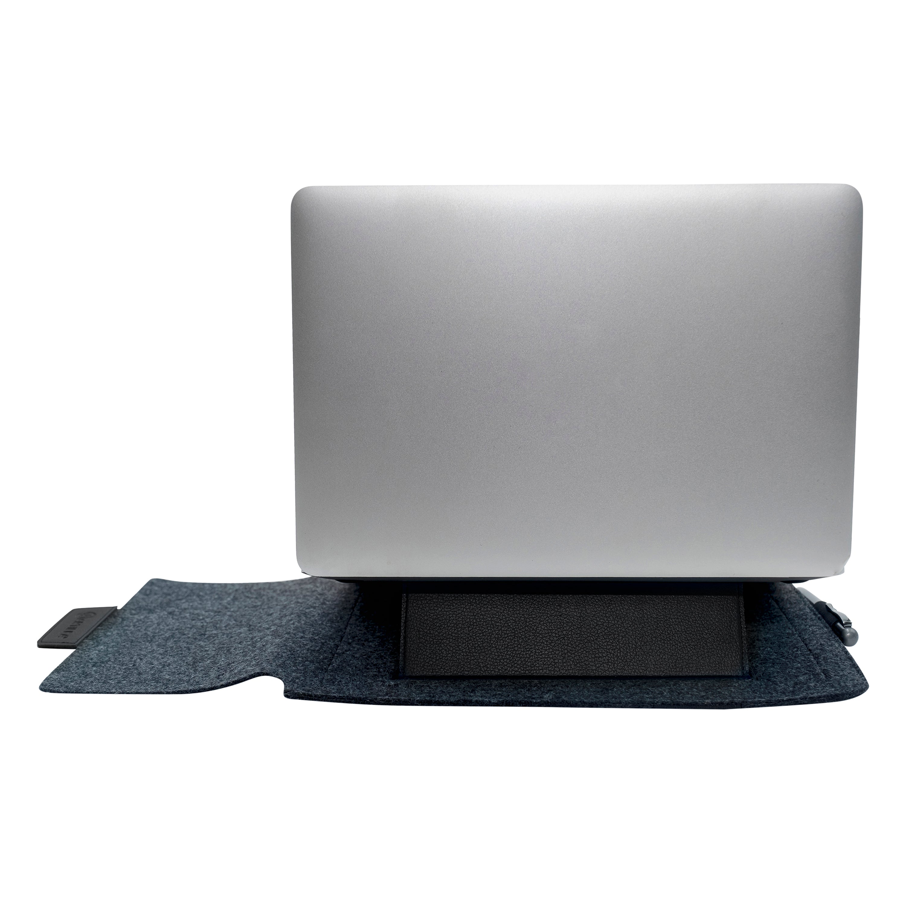 Laptop Sleeve With Stand 14" - Grey, Black