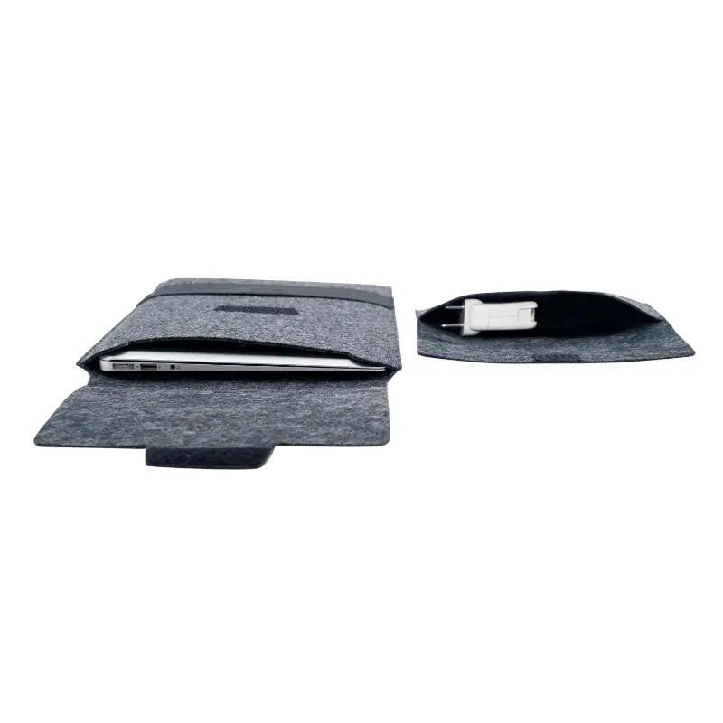 Laptop Sleeve With Stand 13" - Grey, Black