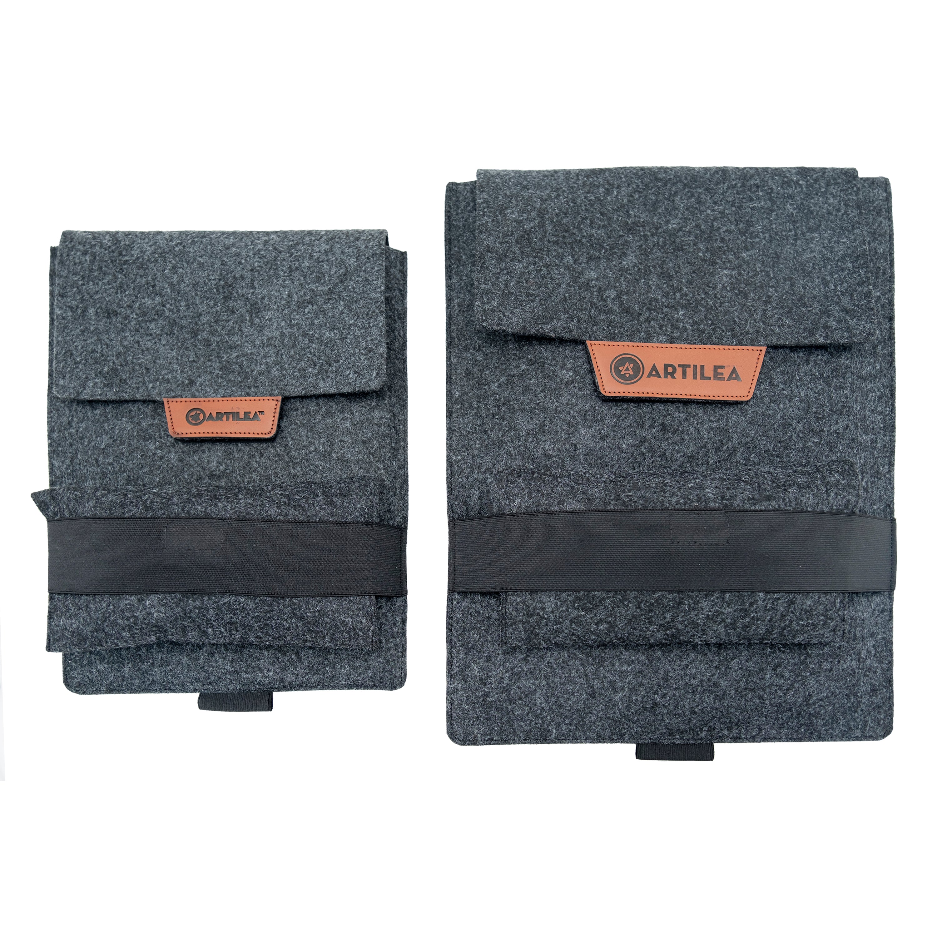 Laptop Sleeve With Stand 14" - Grey, Tan