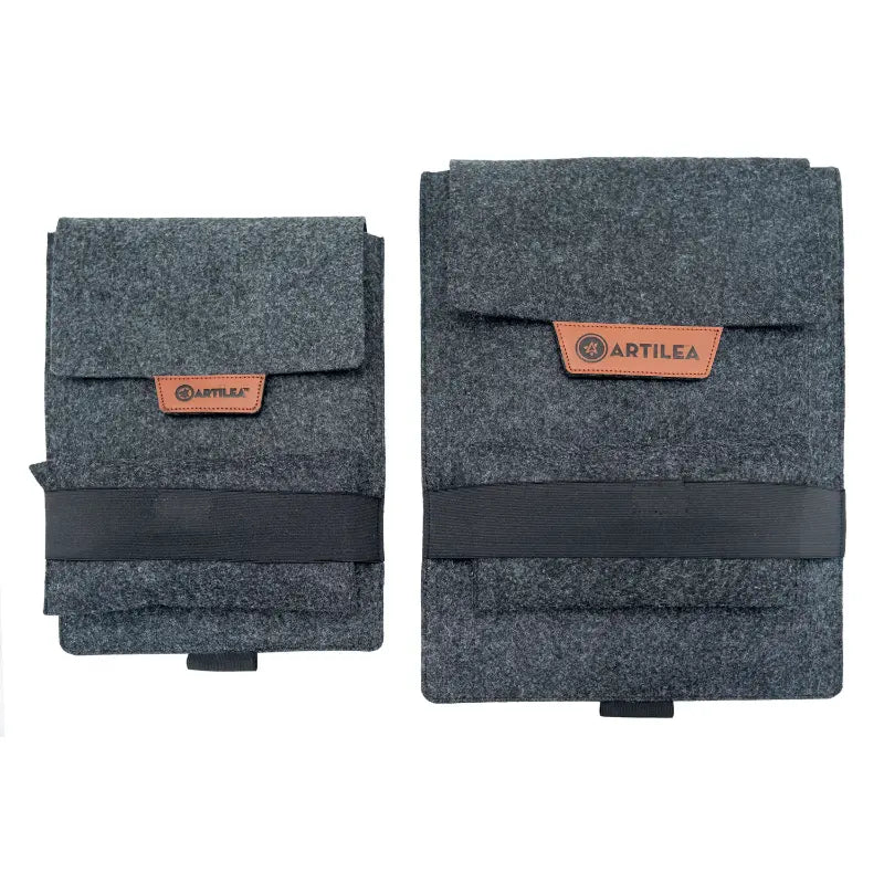 Laptop Sleeve With Stand 13" - Grey, Tan