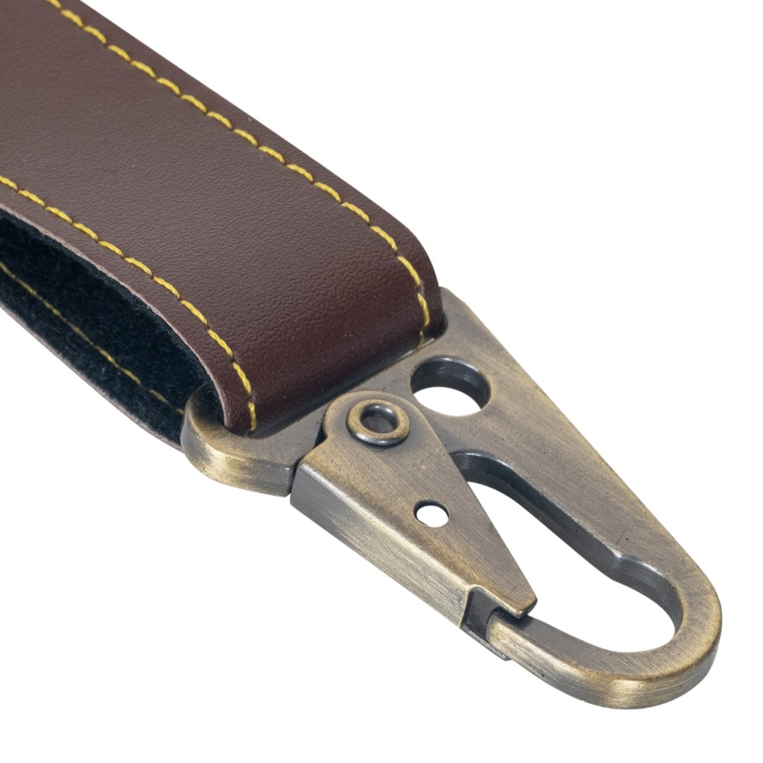 Wallet Keychain Set-Brown