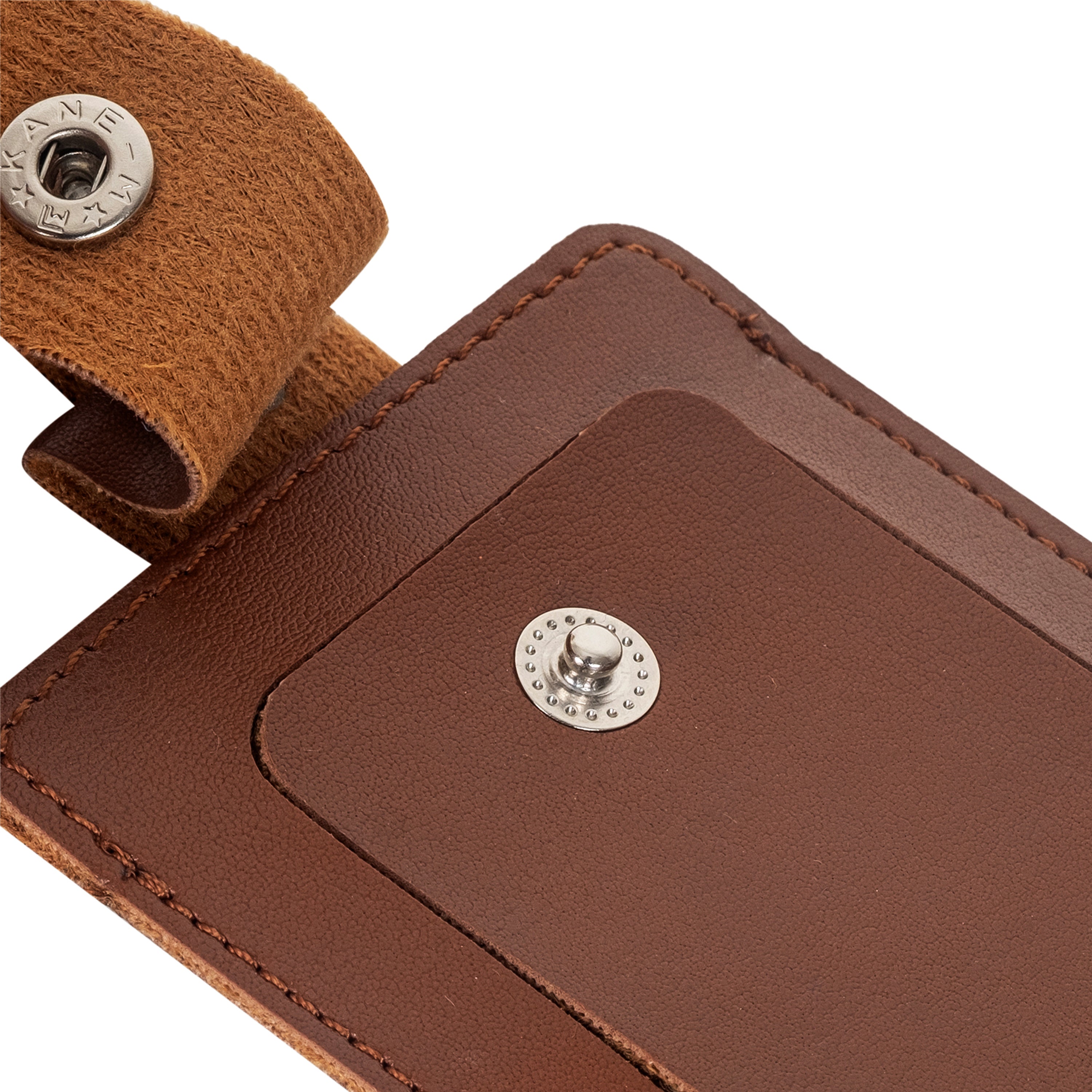 Leather Luggage Tag-Tan