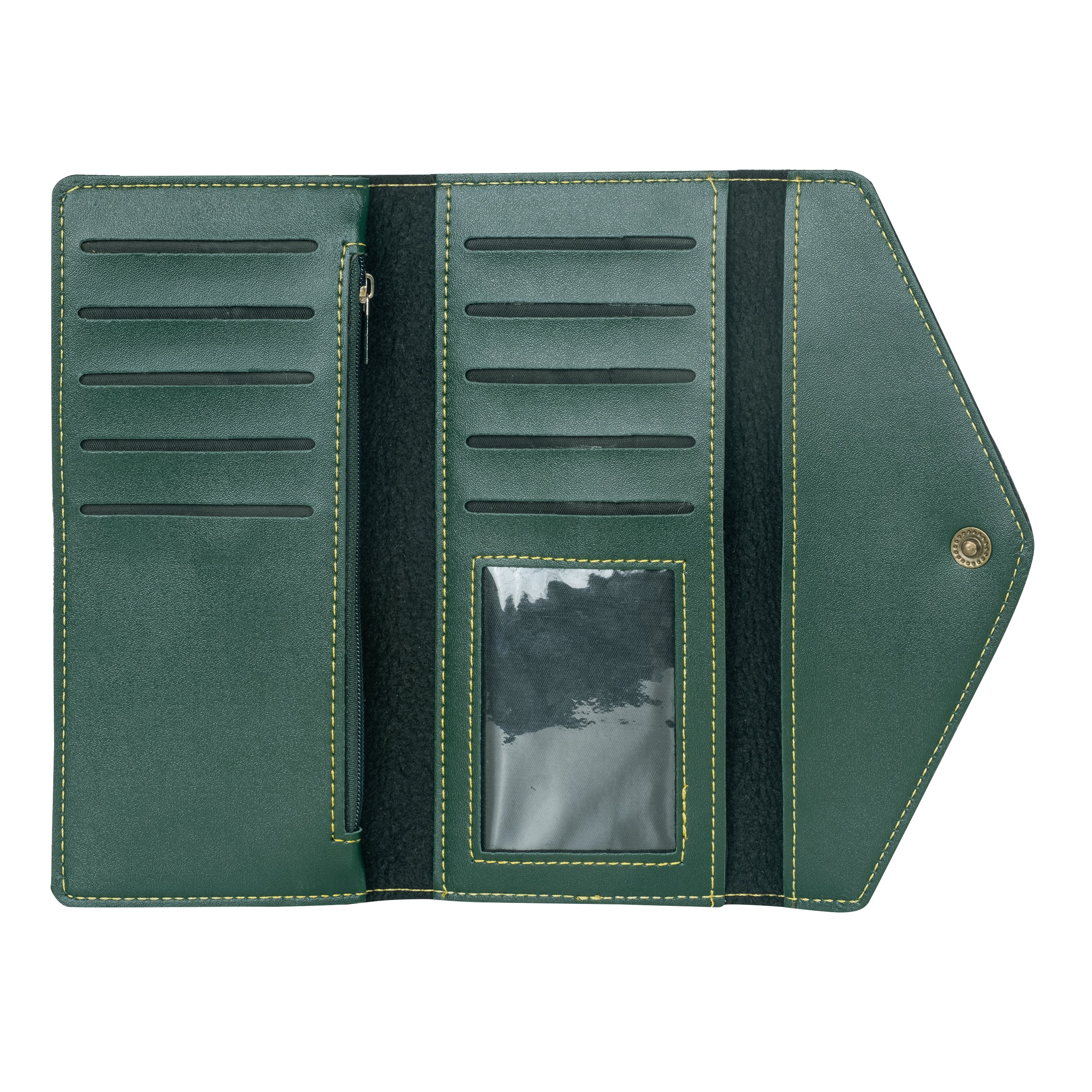 Men & Women Wallet Set - Dark Green