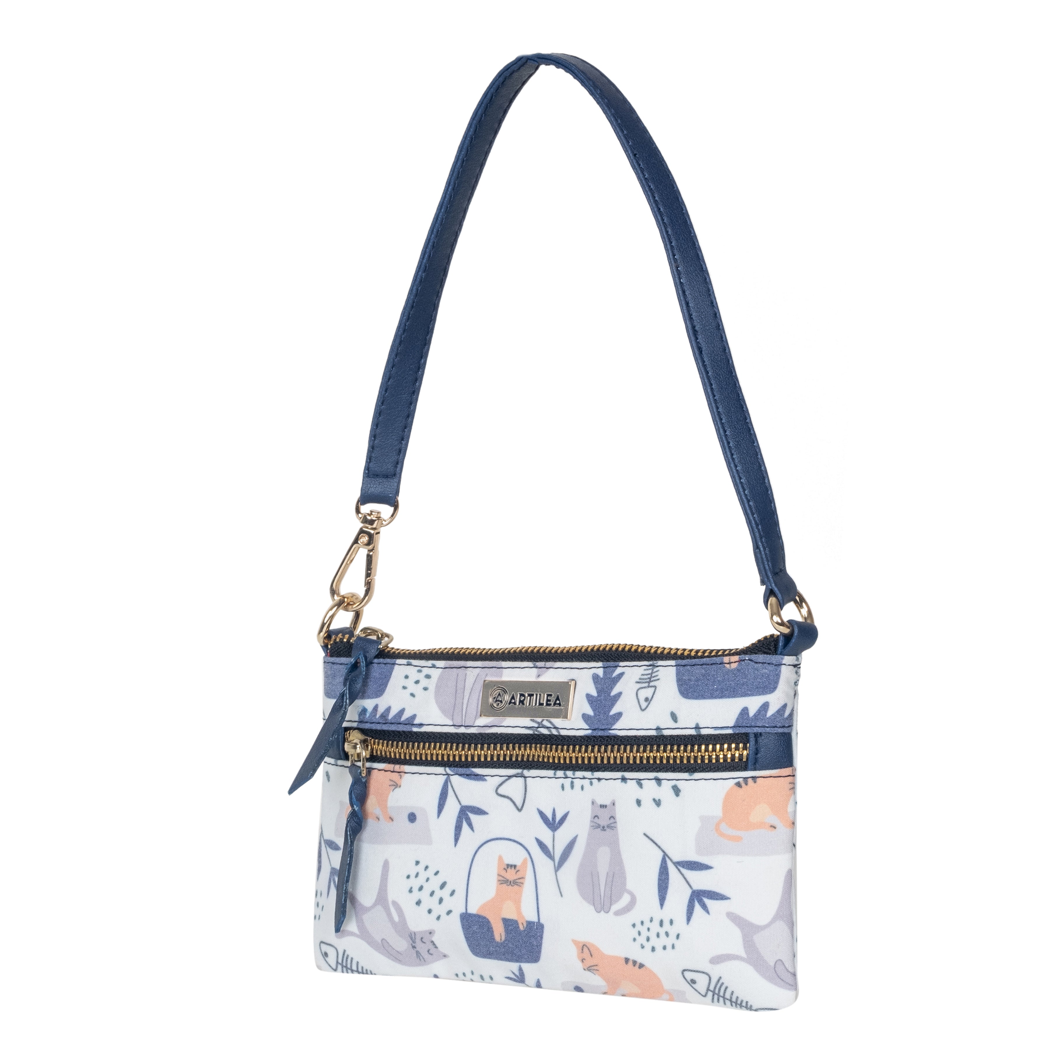 Wristlet Wallets - Catalogue-Blue printed