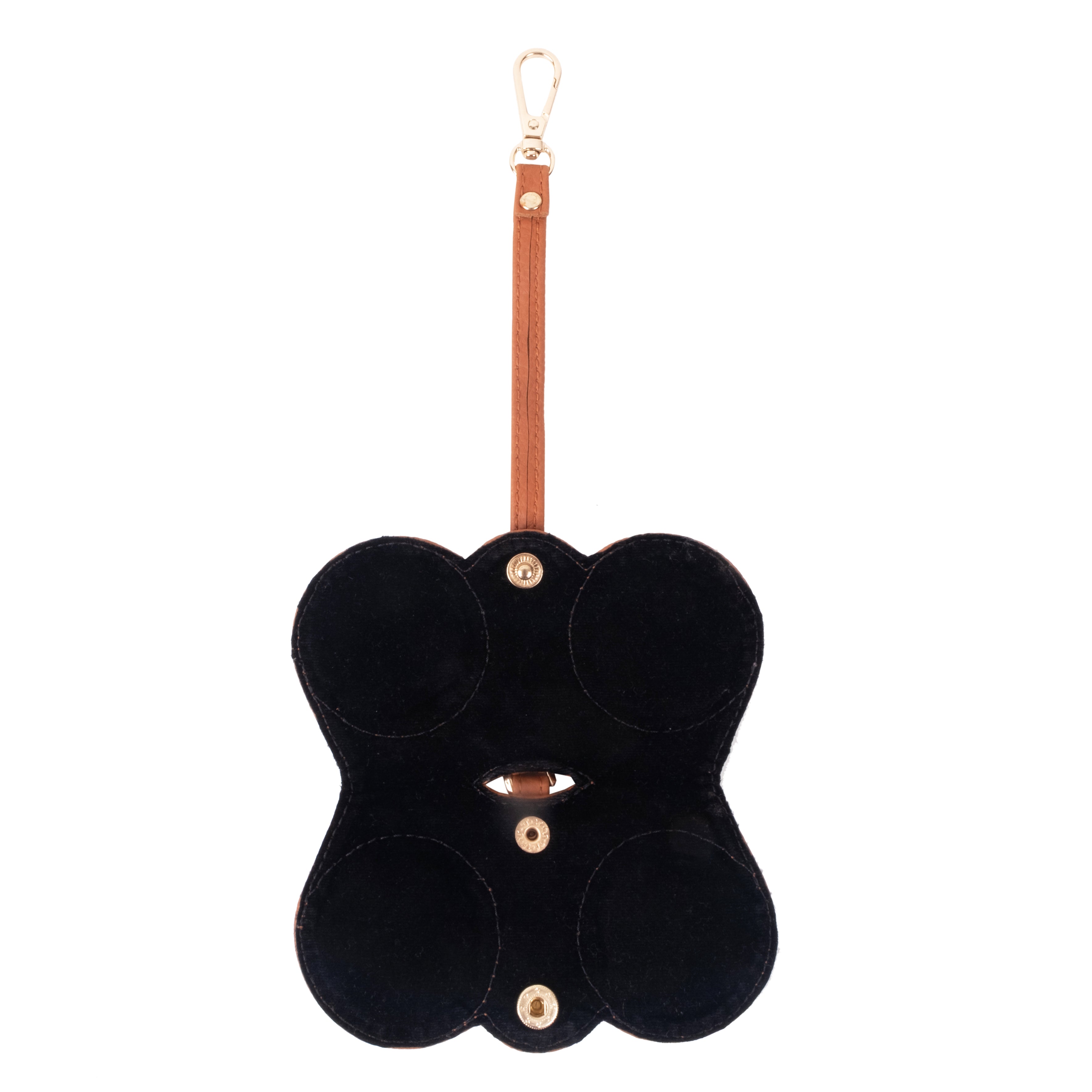 Wristlet Wallet & Eyeglass Case White, Tan(Combo)