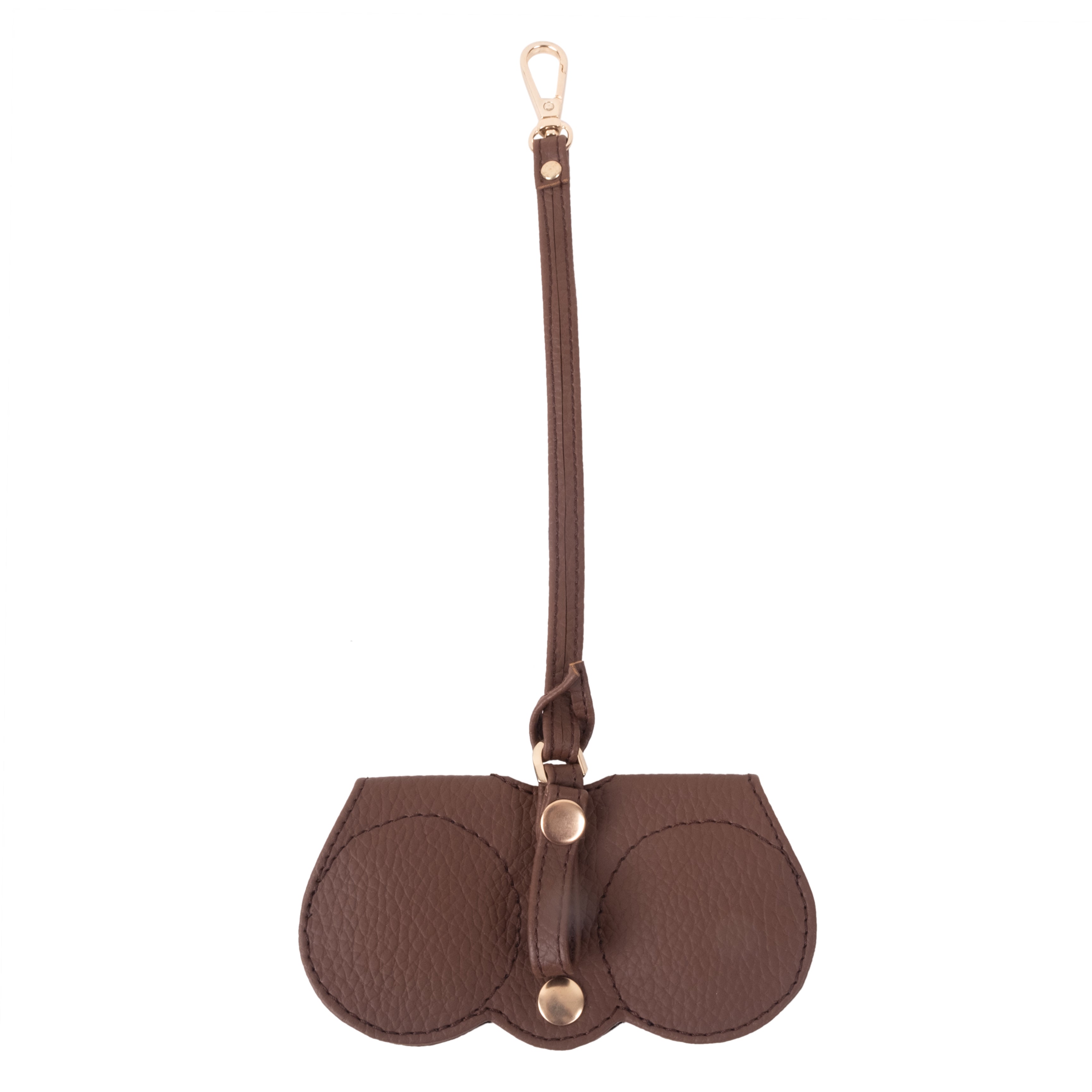 Wristlet Wallet & Eyeglass Case Tan,Brown (Combo)