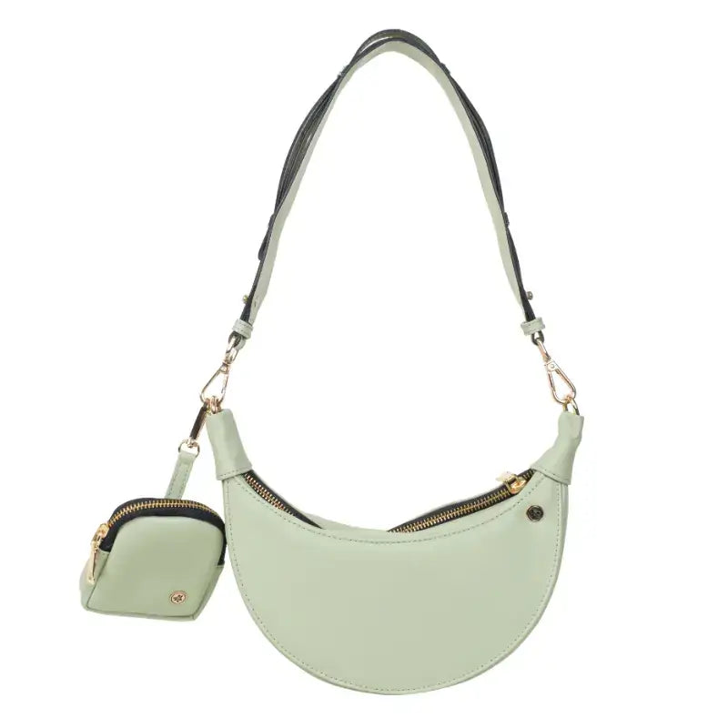 Crescent Moon Bag - Mint Green