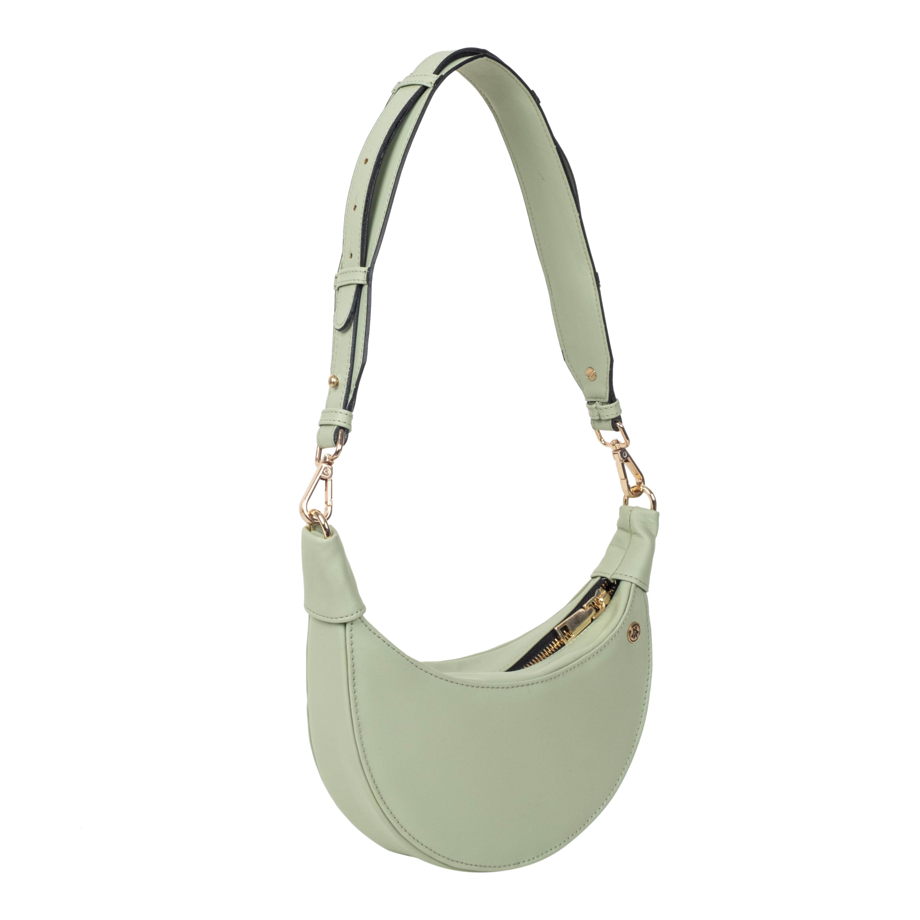 Crescent Moon Bag - Mint Green