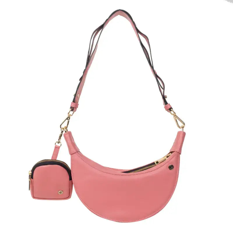 Crescent Moon Bag - Pink