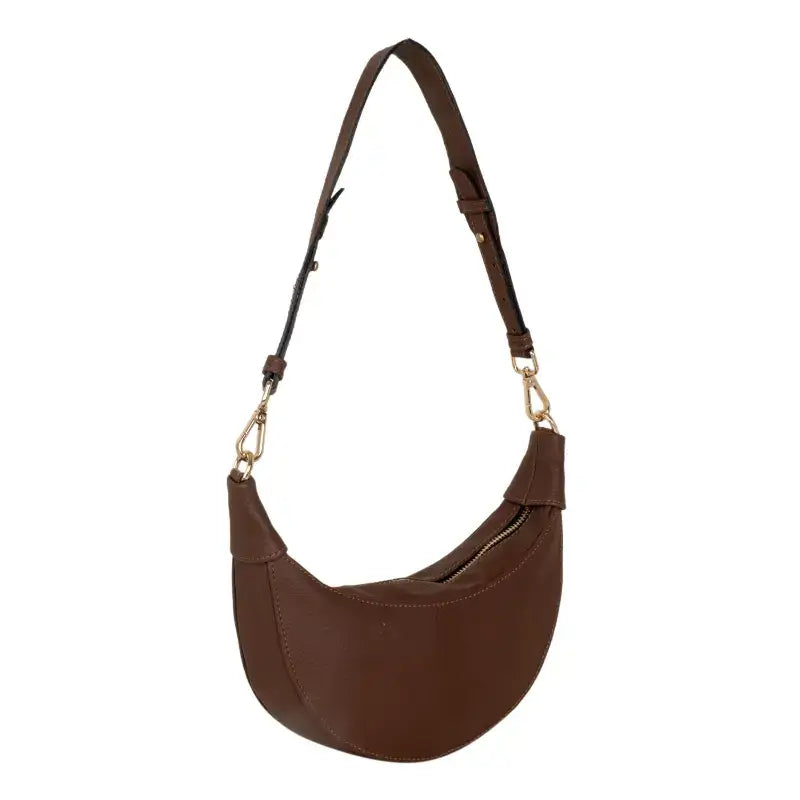 Crescent Moon Bag - Brown