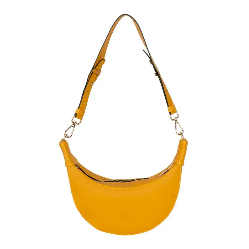 Crescent Moon Bag - Yellow