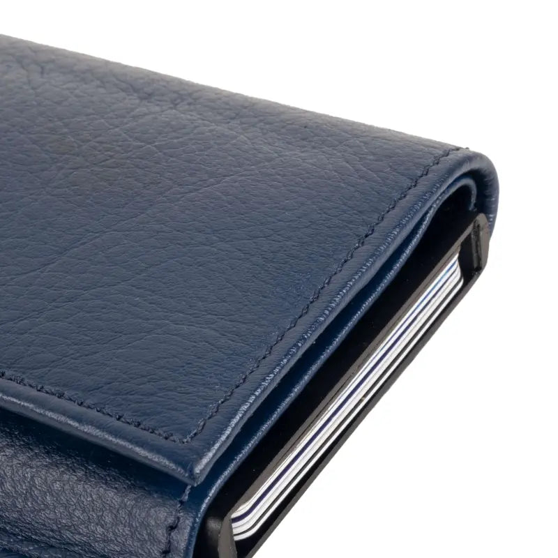 Artilea POP UP Card Holder Leather (Navy Blue)