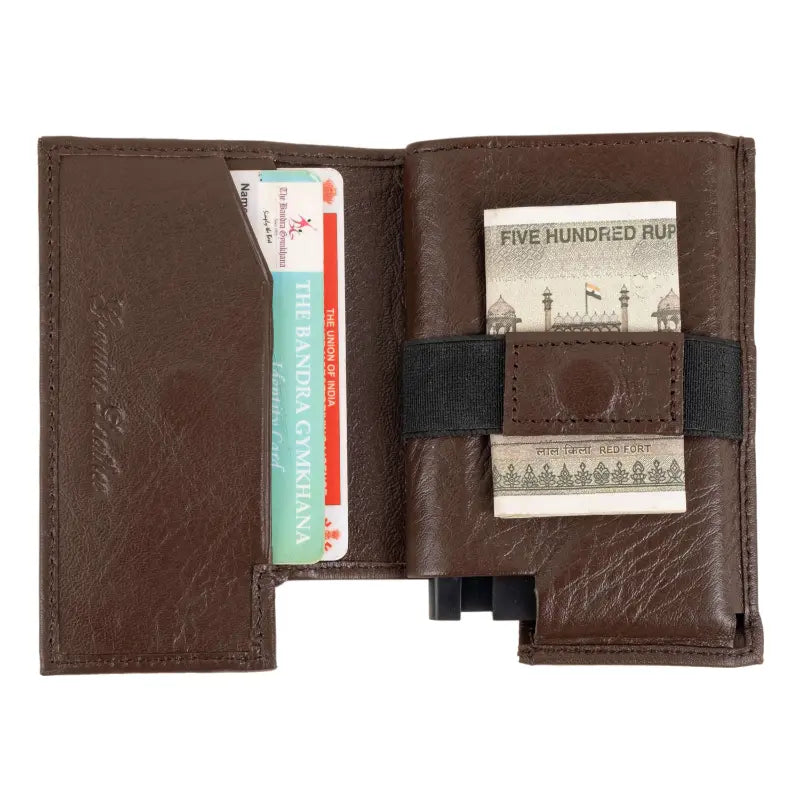 Artilea POP UP Card Holder Leather (Brown)