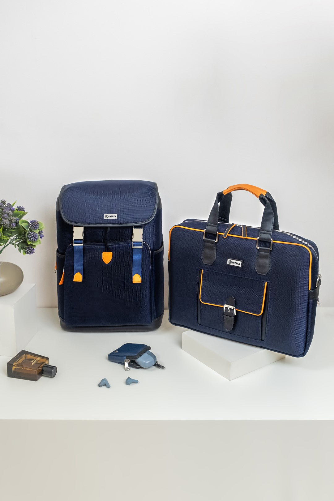 Laptop Bag & Ultimate Backpack-Combo (Blue)