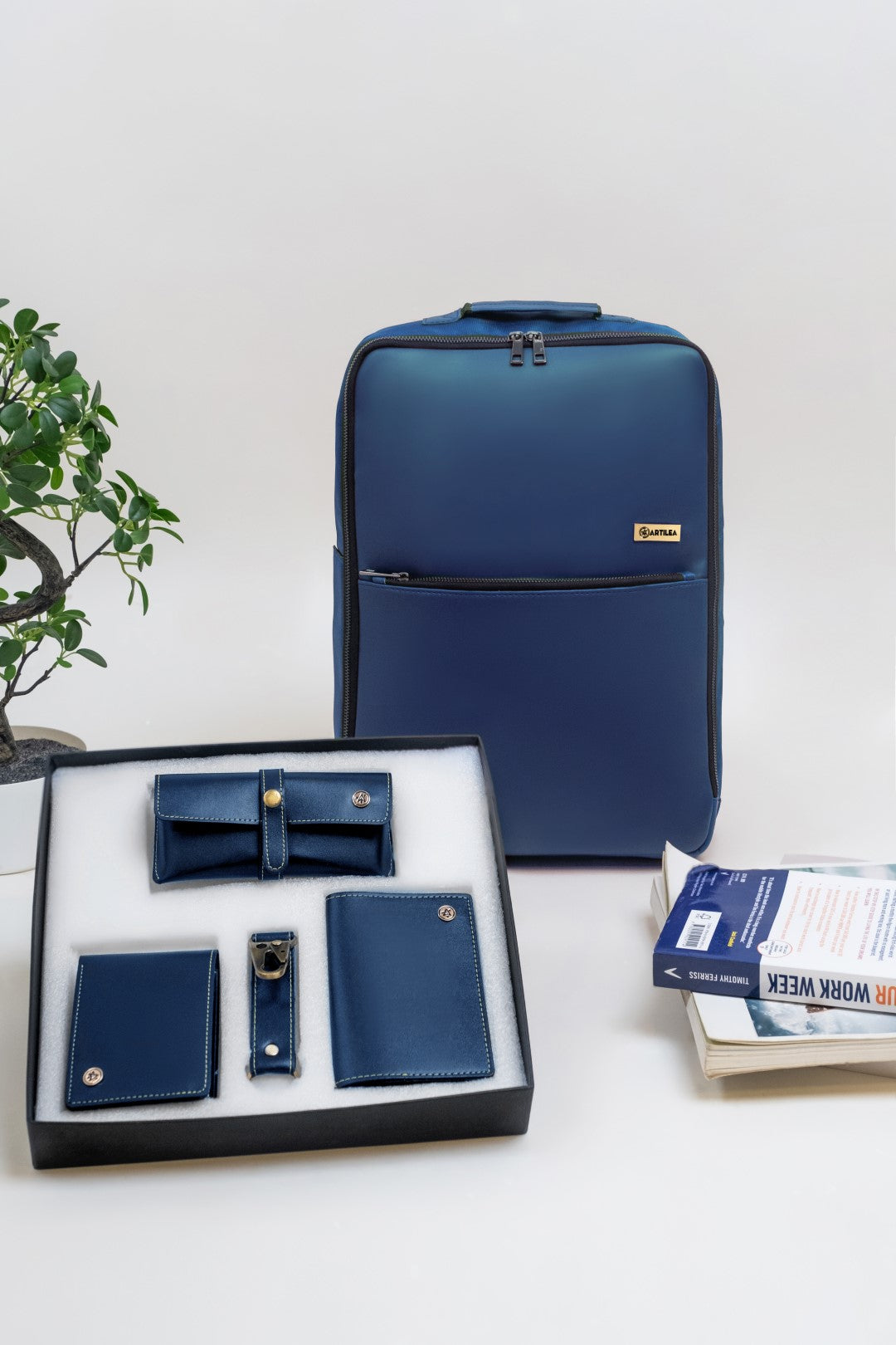 Thorin Backpack & Corporate gift Set-combo (Blue)