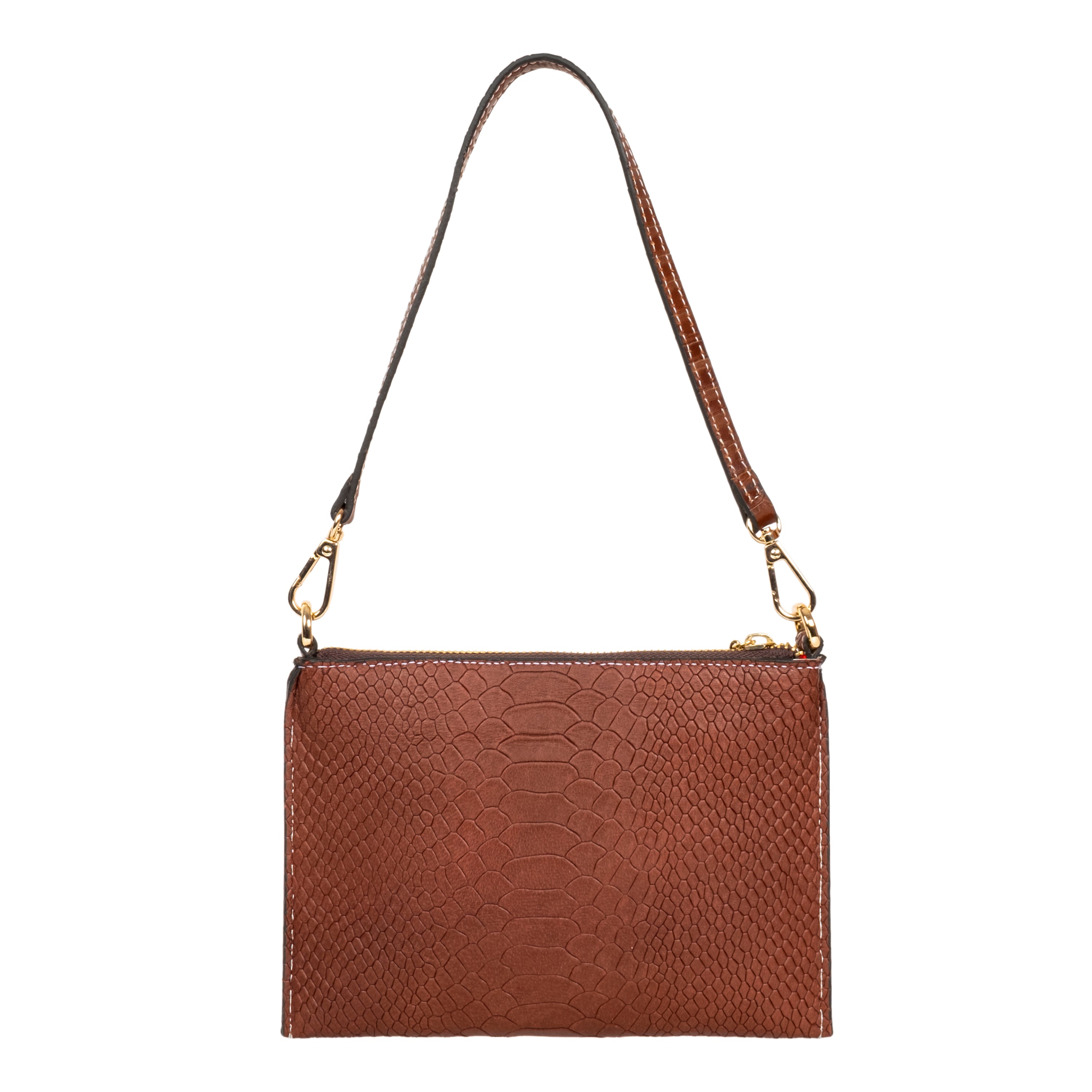 Genuine Leather Wristlet (Small) - Tan