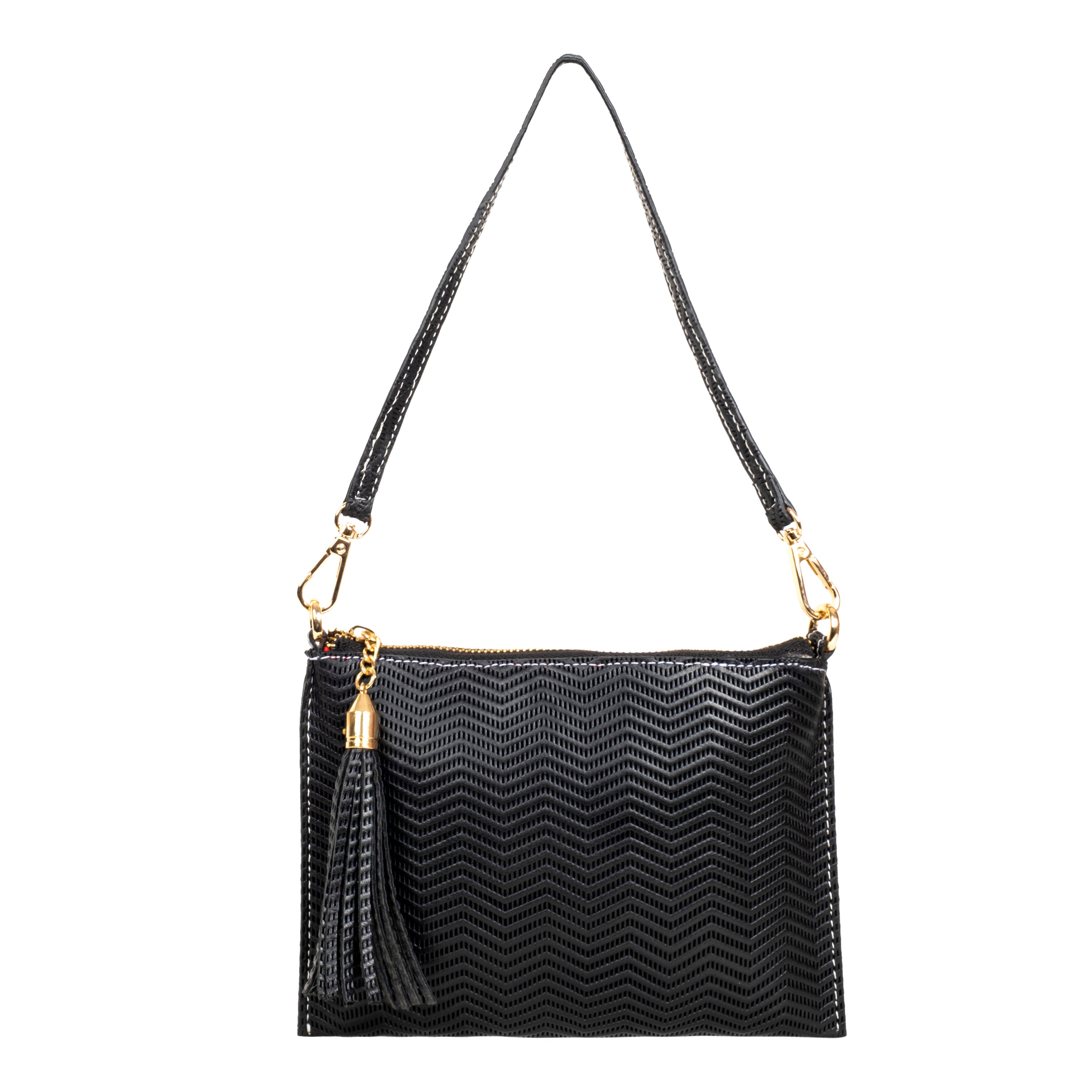 Genuine Leather Wristlet (Small) - Black