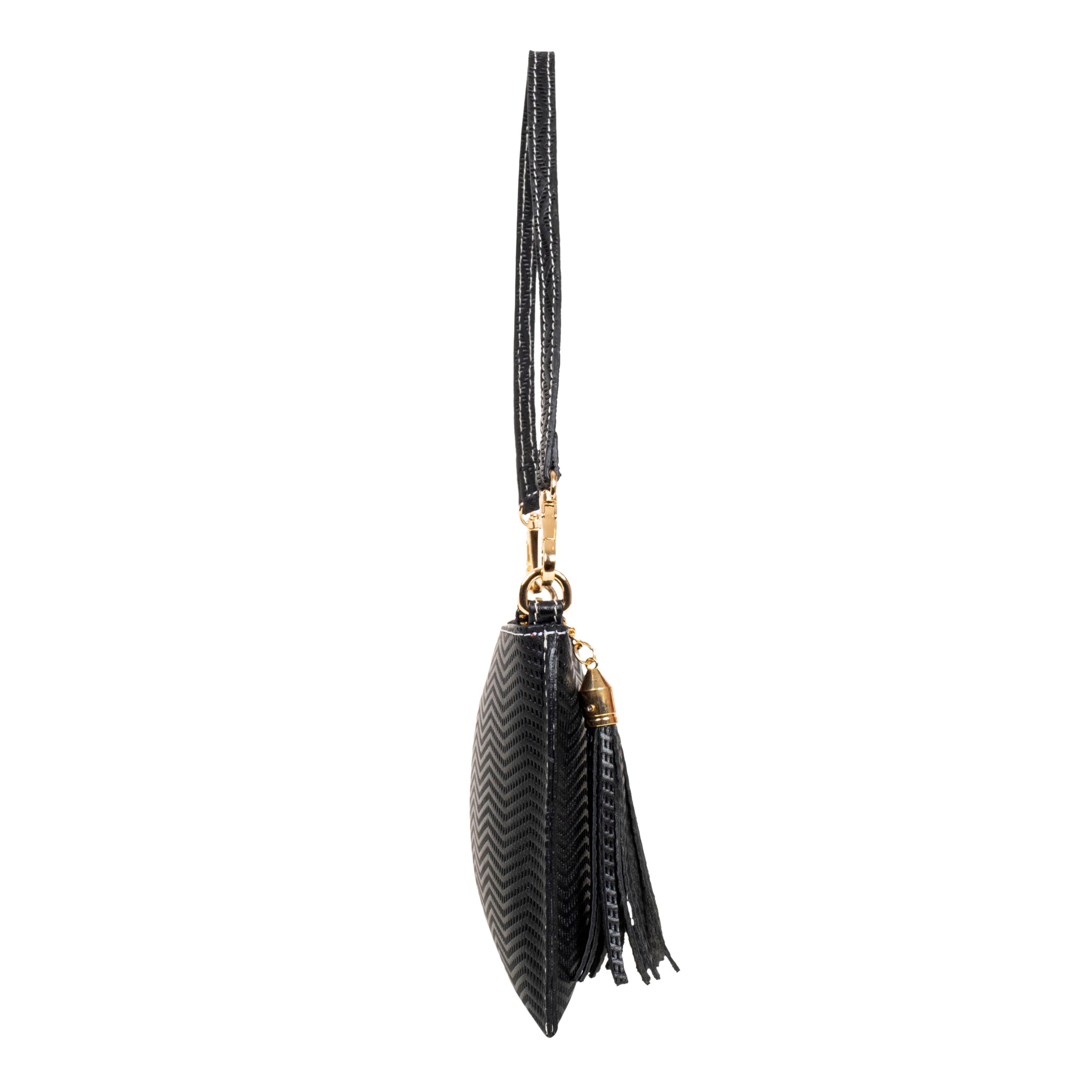 Genuine Leather Wristlet (Small) - Black