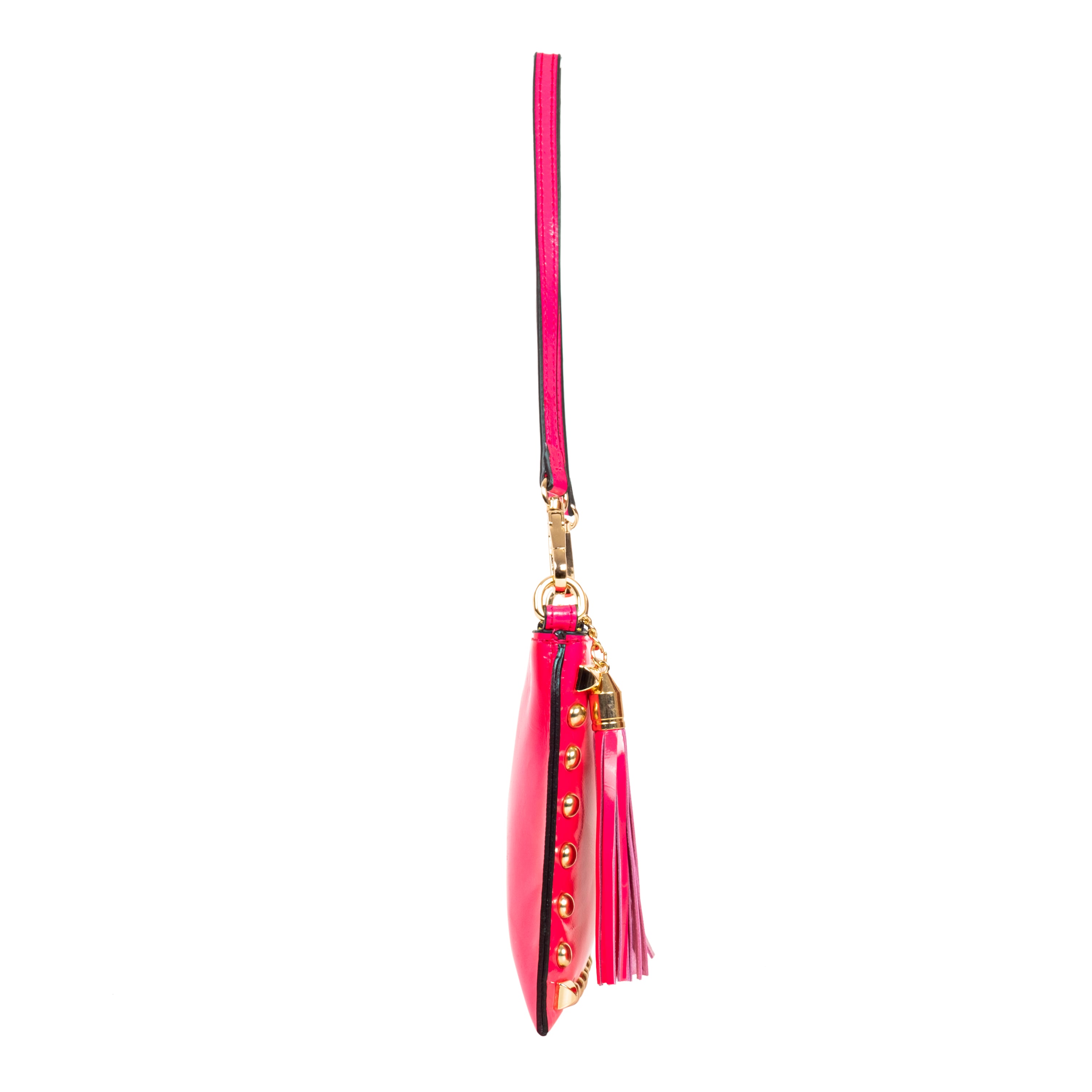 Genuine Leather Wristlet (Small) - Pink
