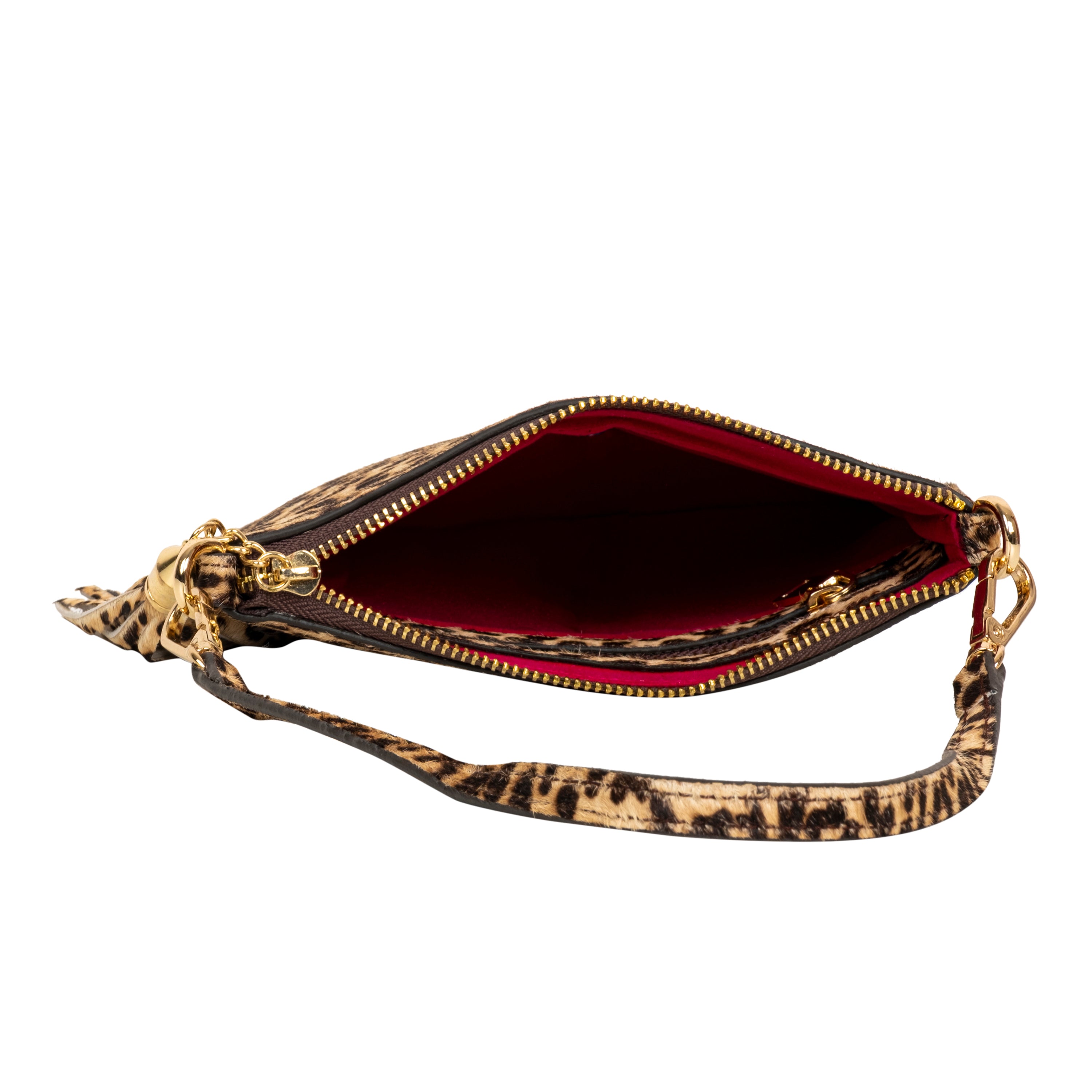 Genuine Leather Wristlet (small) - Multicolor