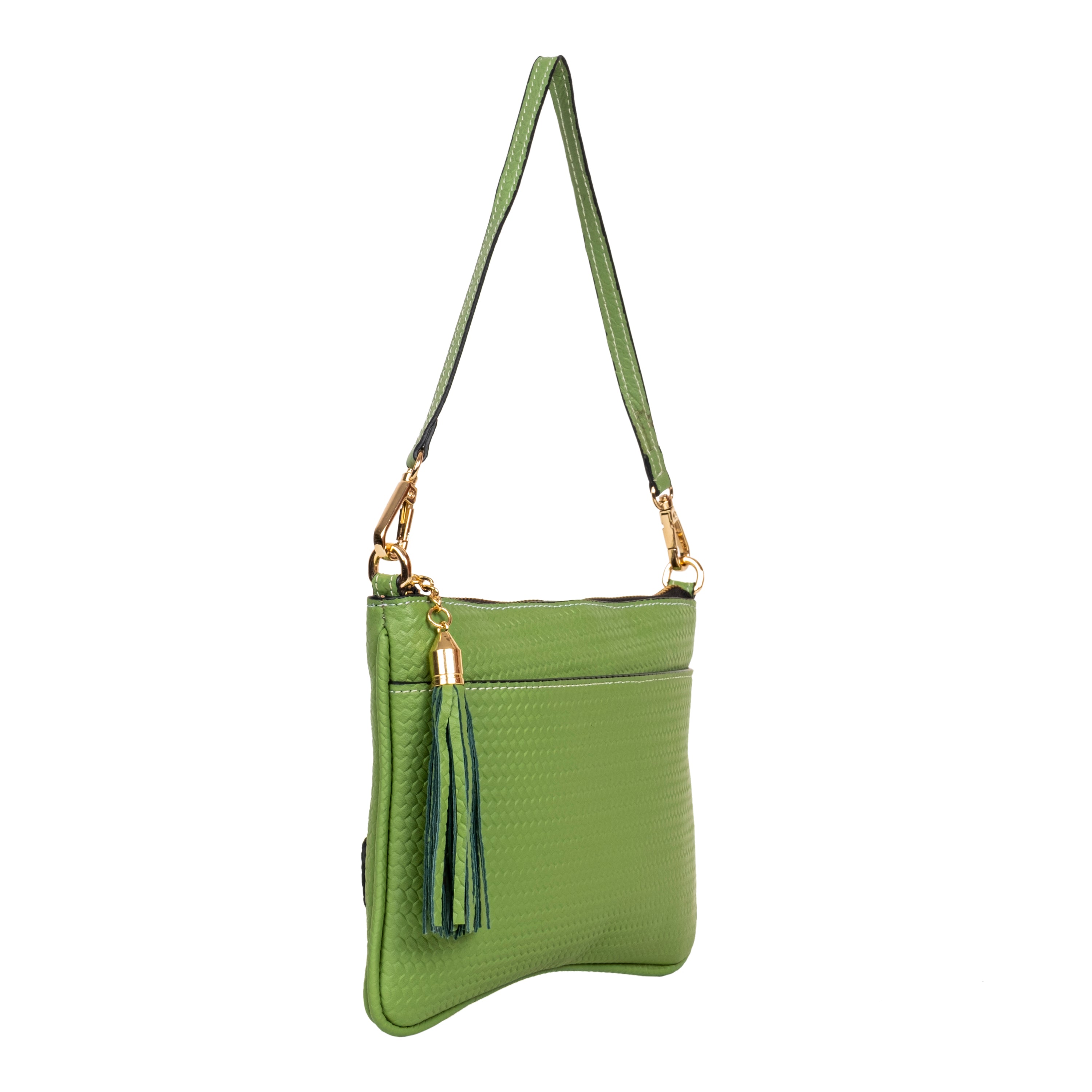 Genuine Leather Wristlet (Big) - Green