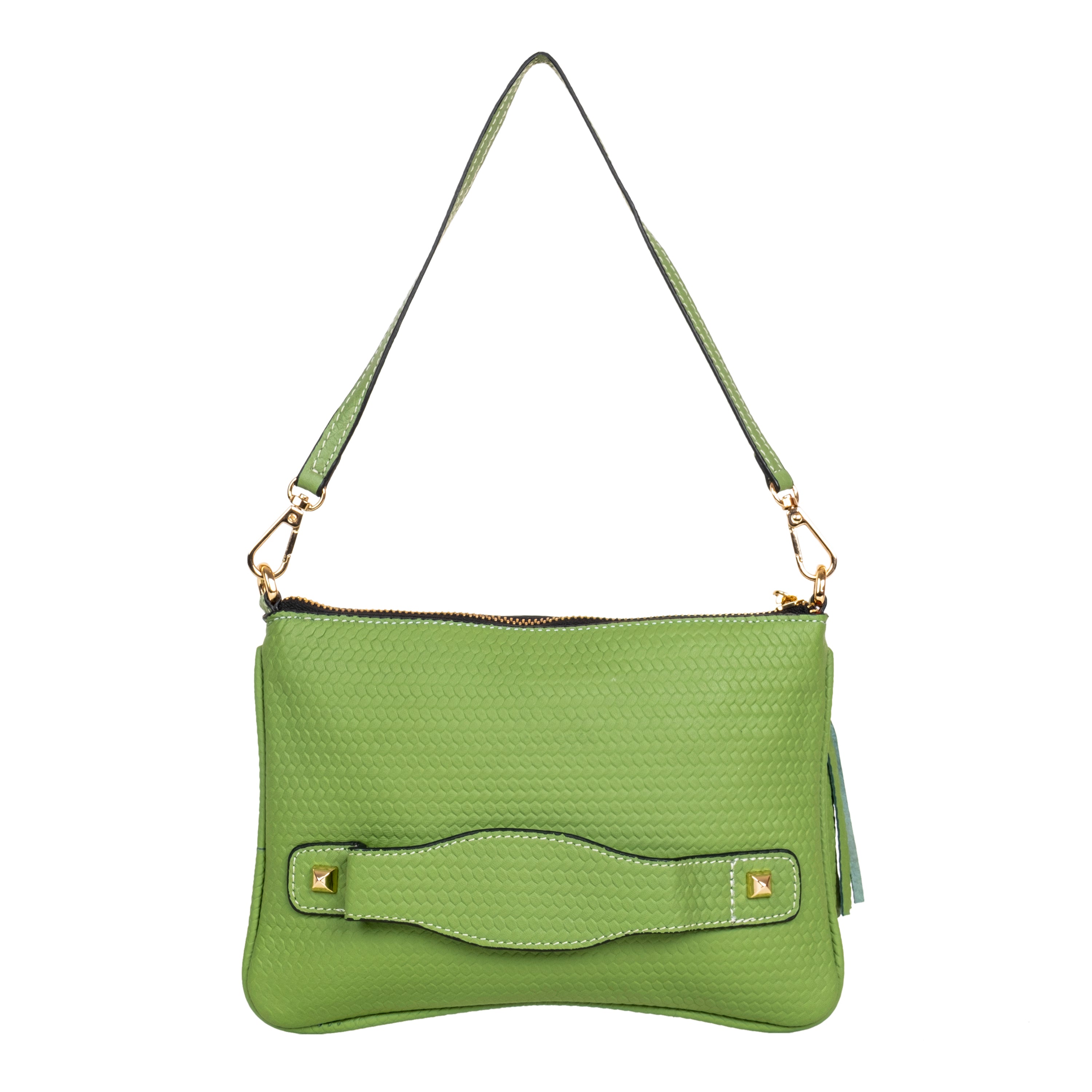 Genuine Leather Wristlet (Big) - Green