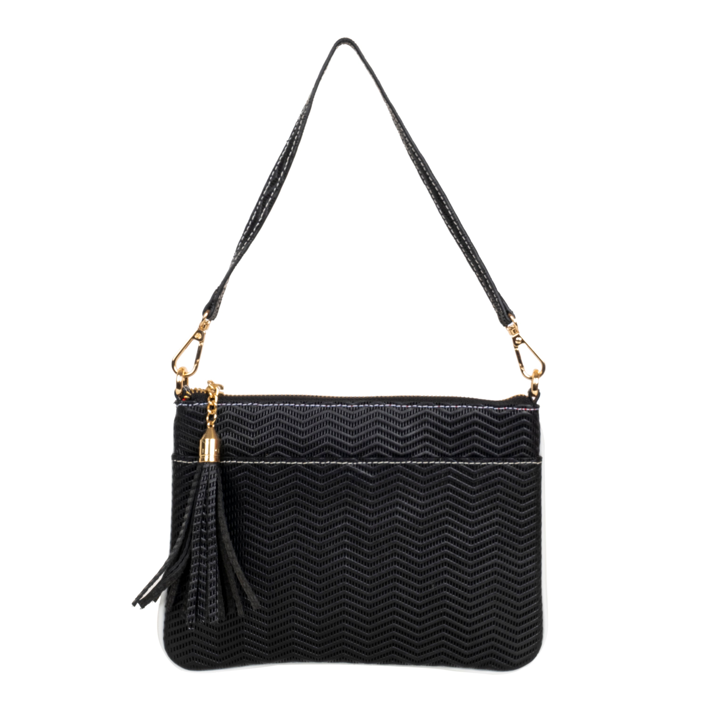 Genuine Leather Wristlet (Big) - Black