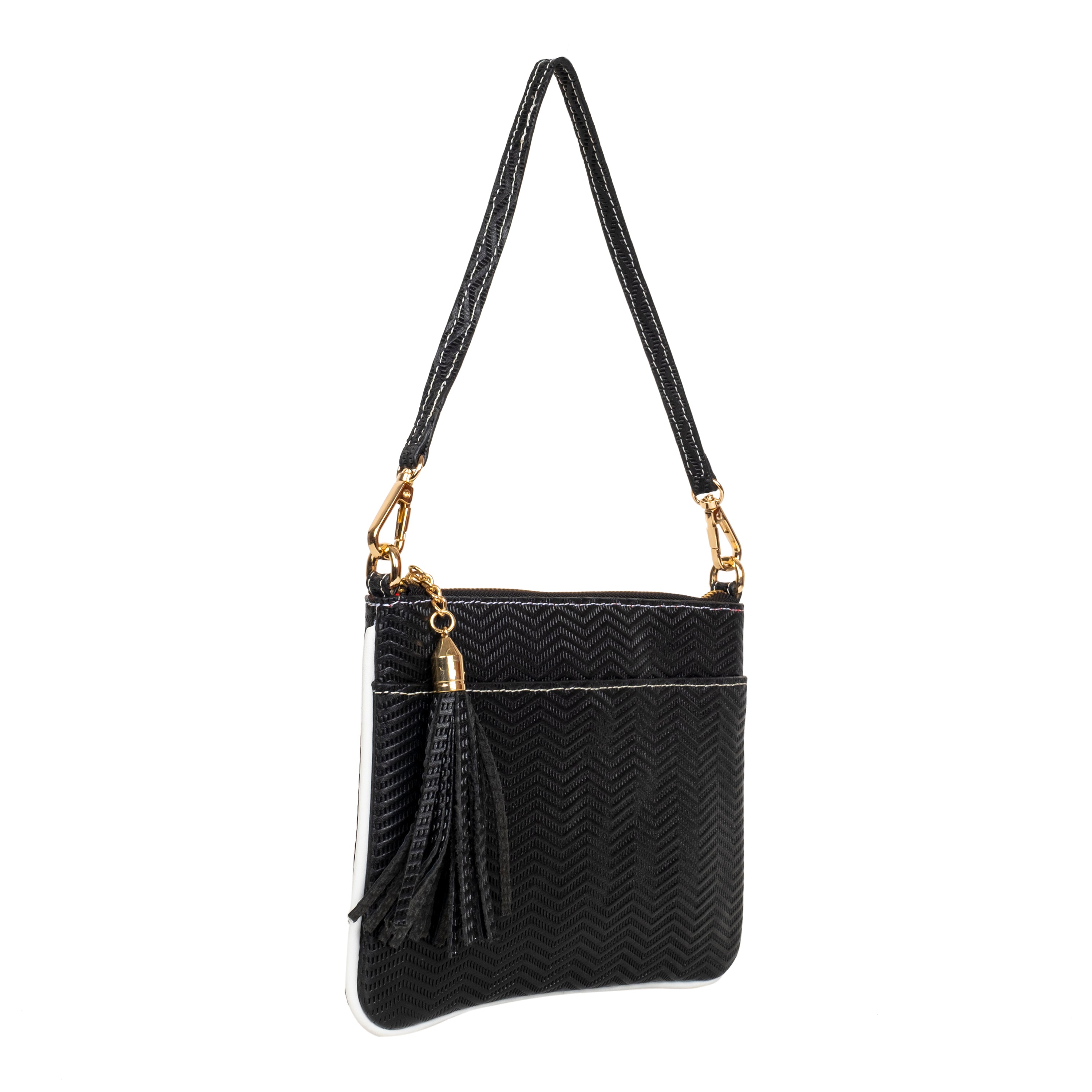 Genuine Leather Wristlet (Big) - Black