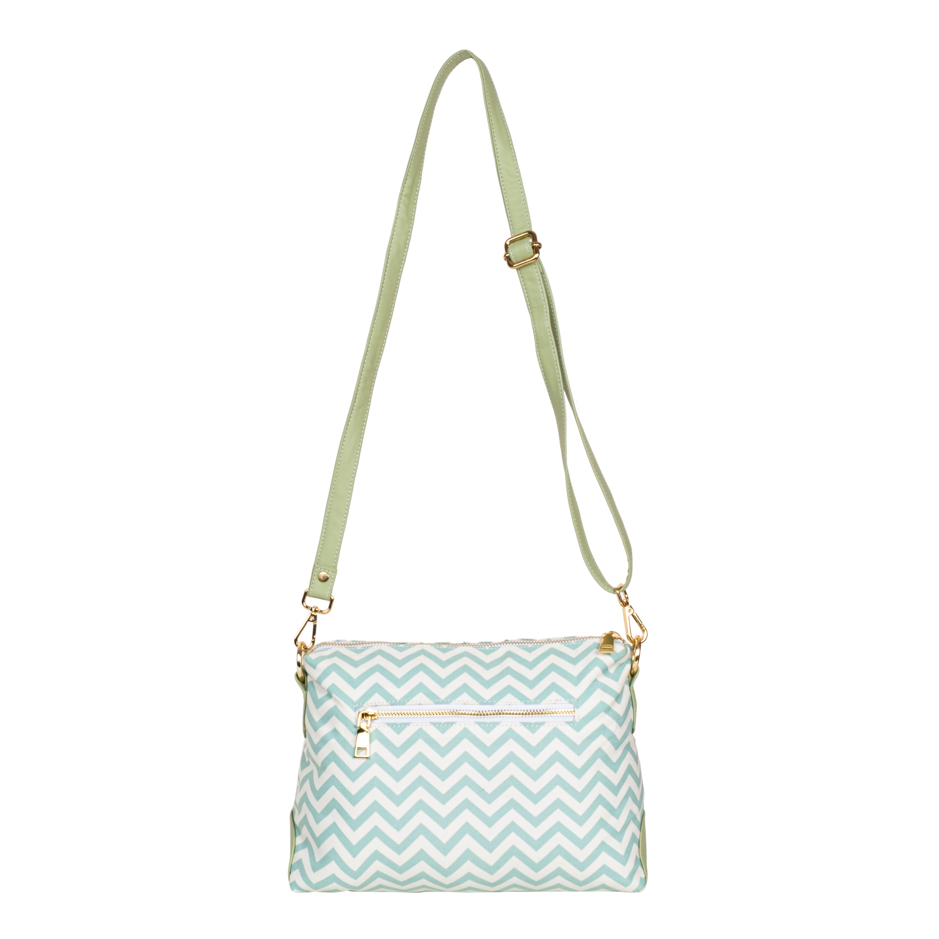Printed Sling Bag-Chevron