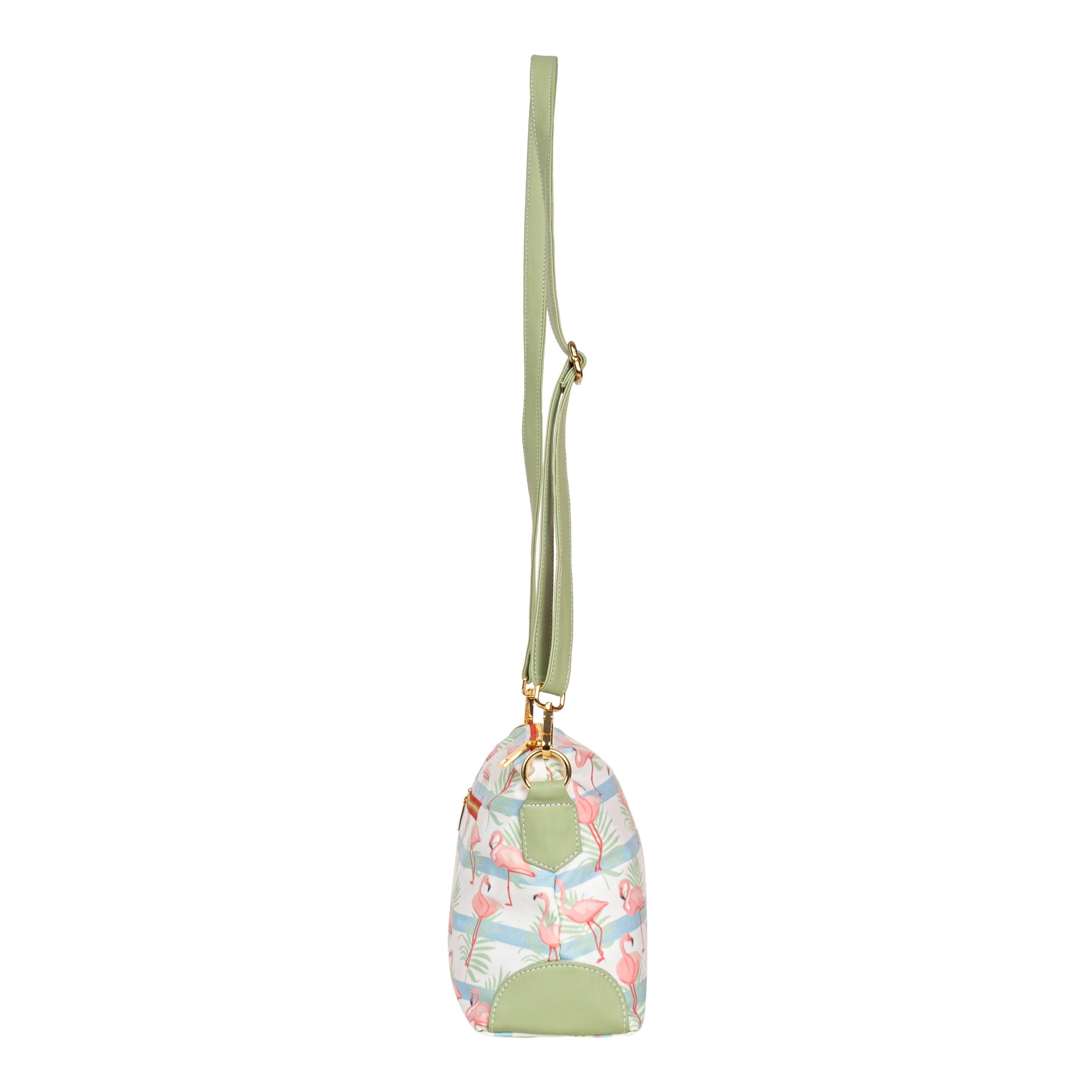 Printed Sling Bag-Flamingo