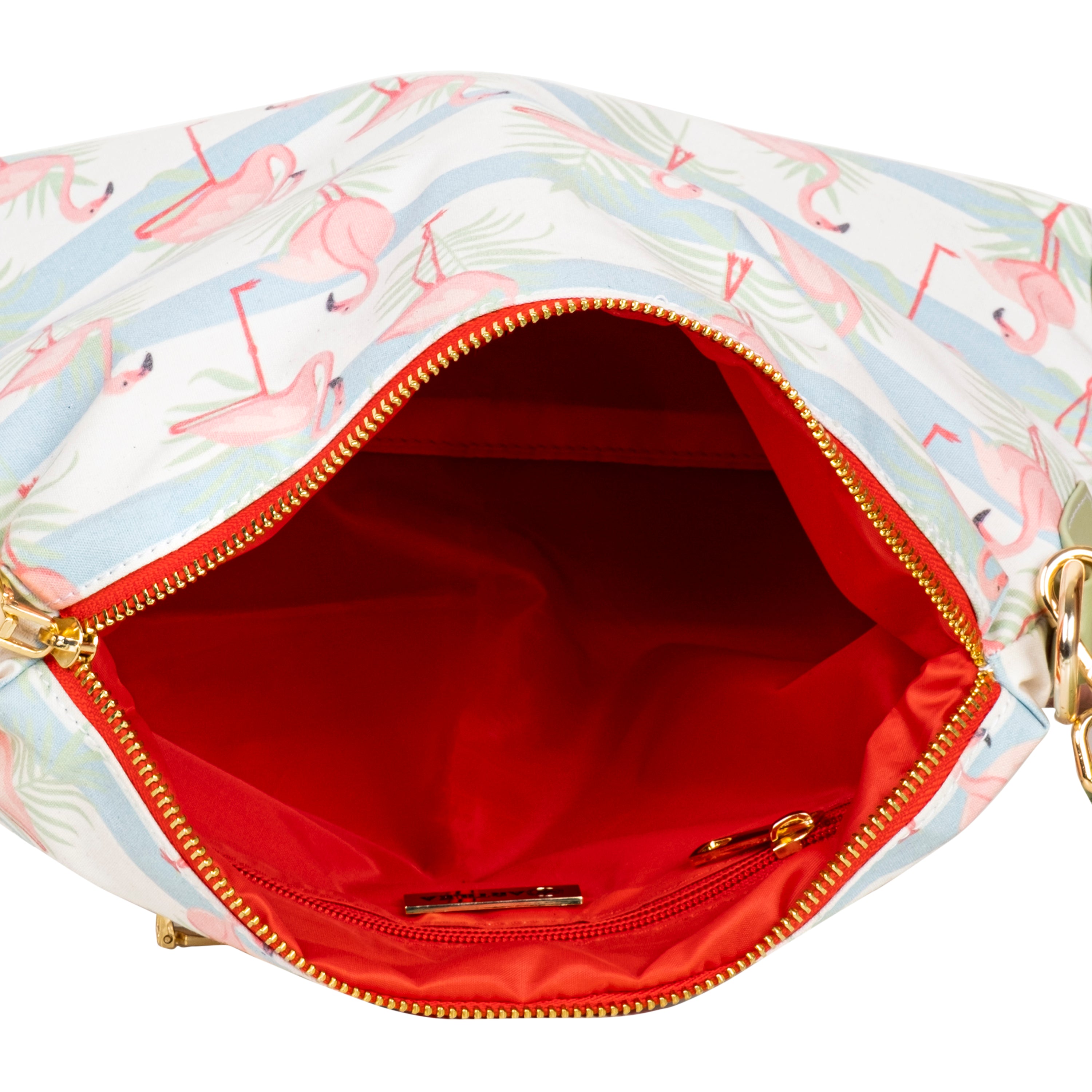Printed Sling Bag-Flamingo