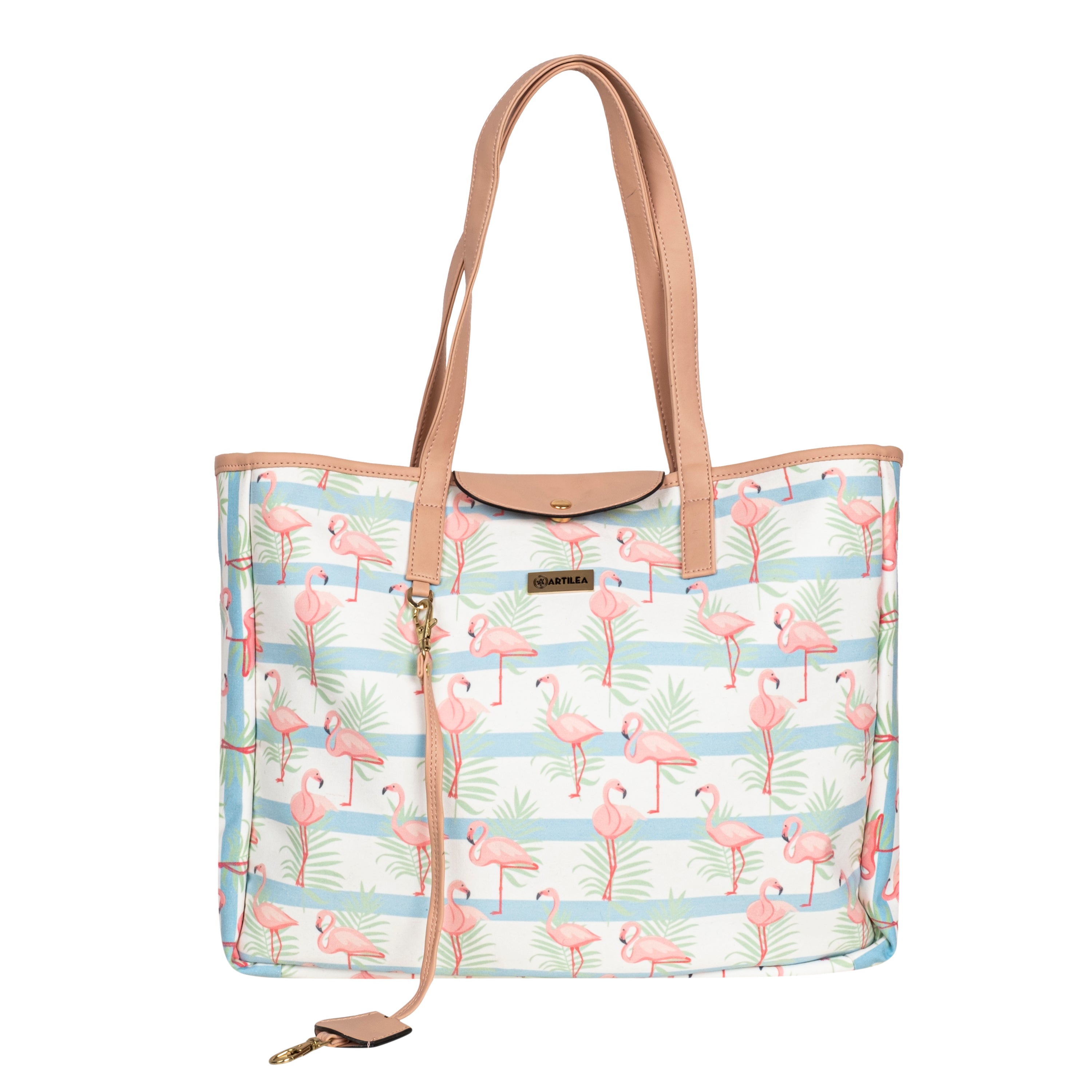 Convertible Tote Bag-Flamingo