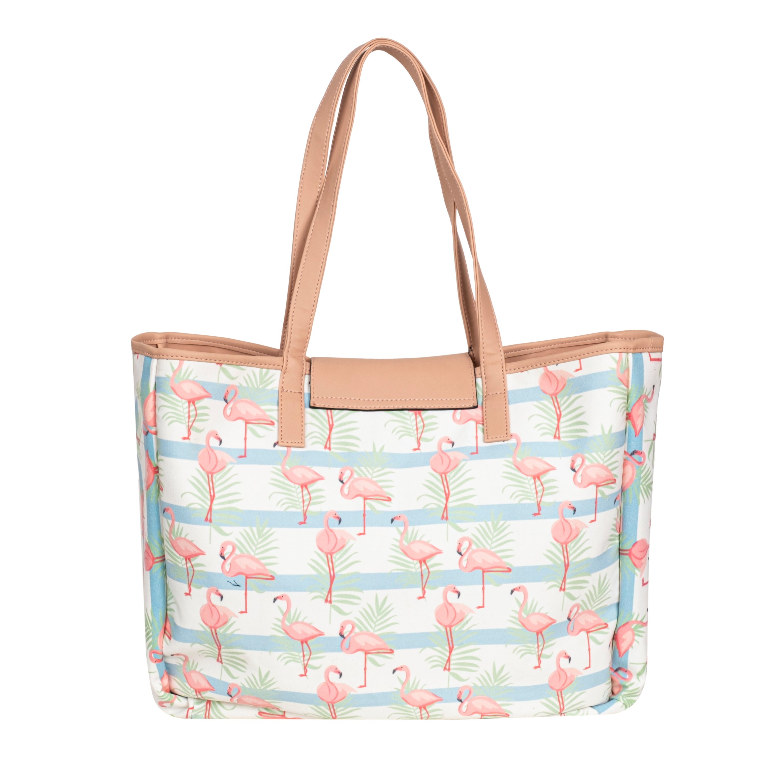 Convertible Tote Bag-Flamingo