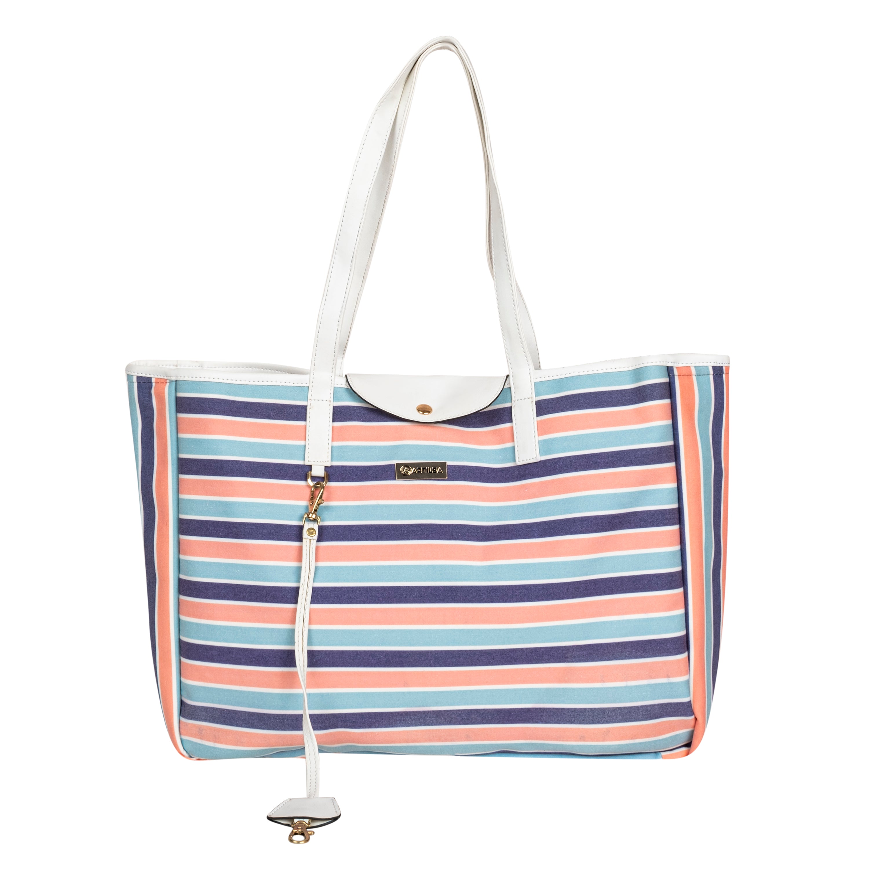 Convertible Tote Bags-Stripes