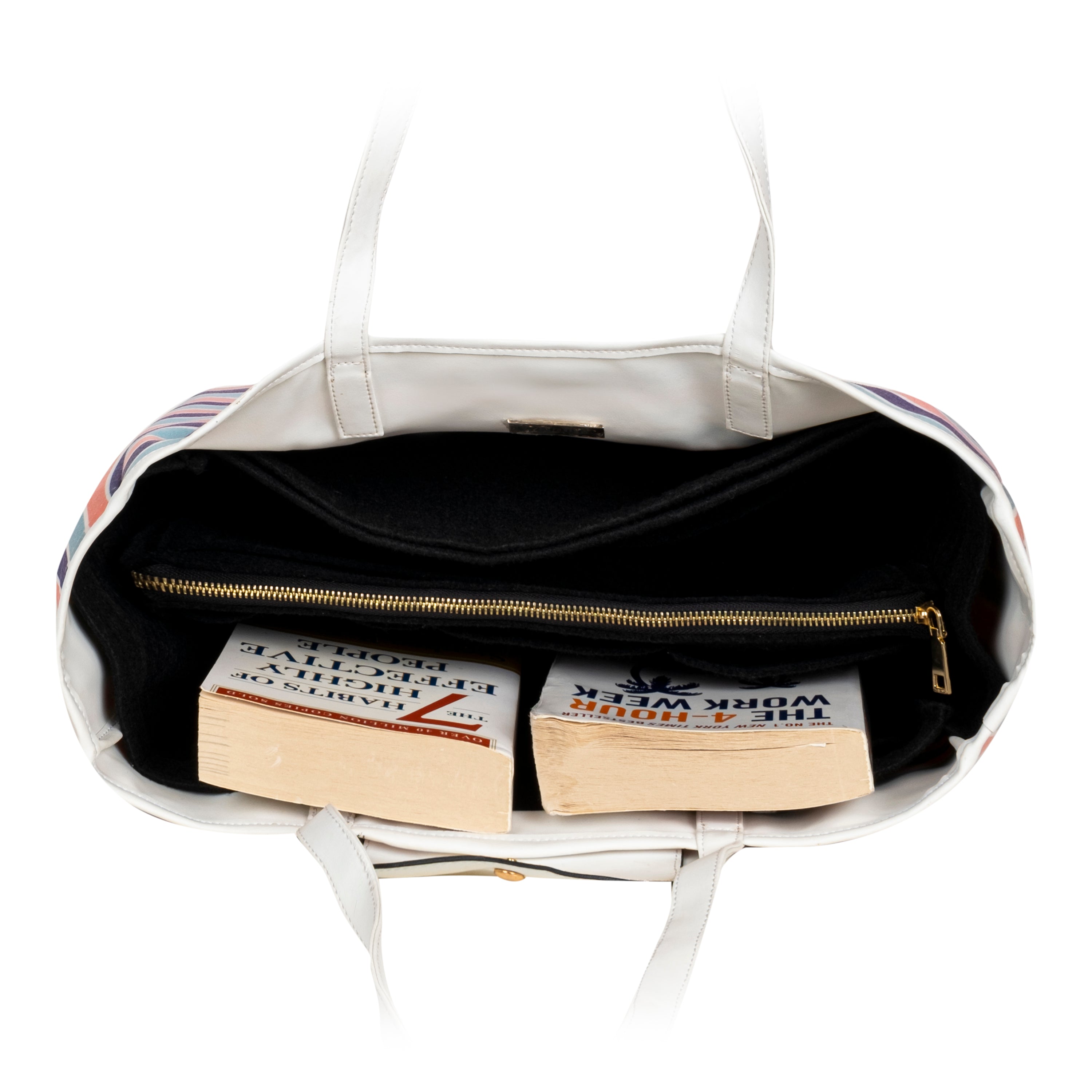 Convertible Tote Bags-Stripes