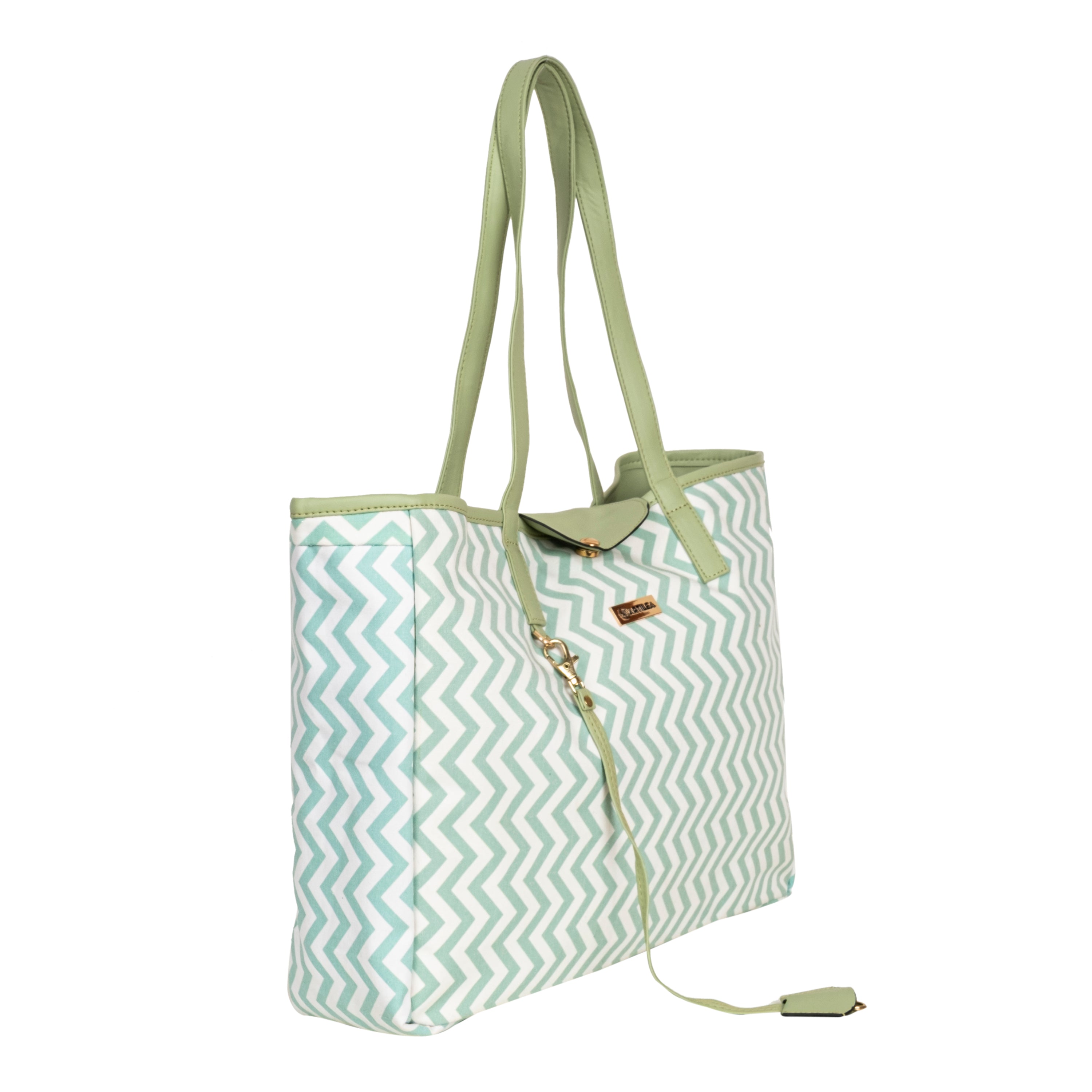 Convertible Tote Bag-Chevron
