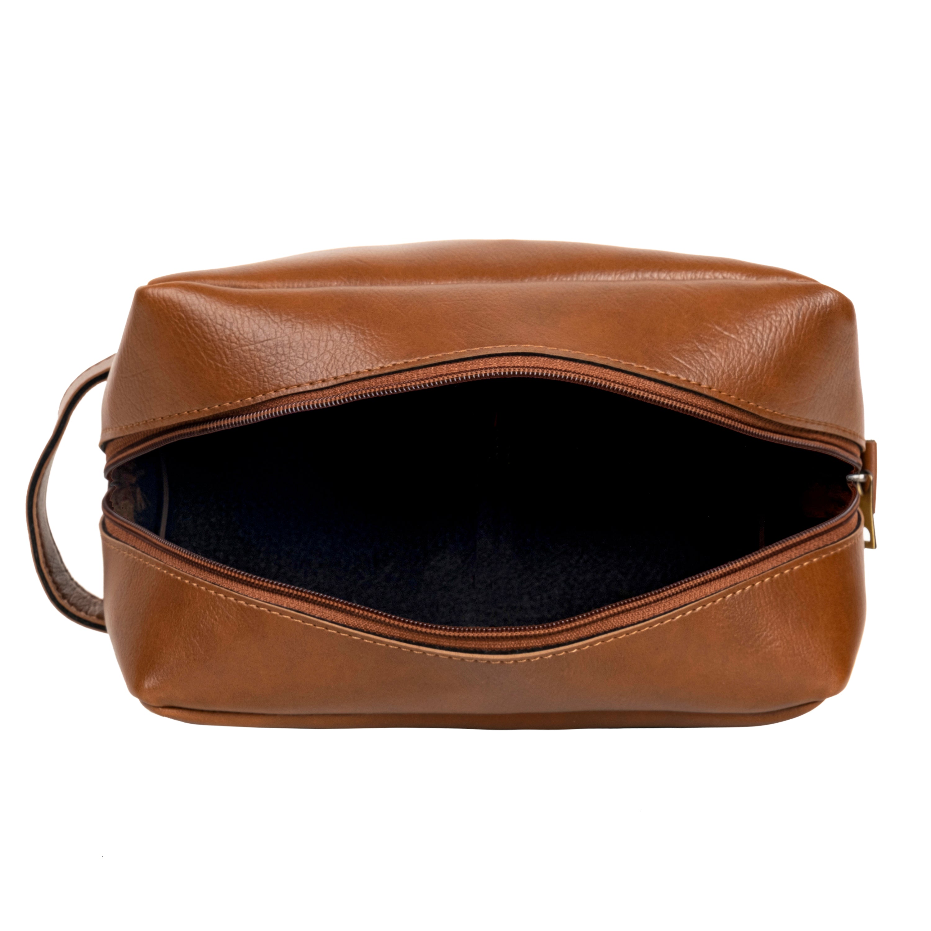 PU Pouch (Set of 3) - Tan and Brown