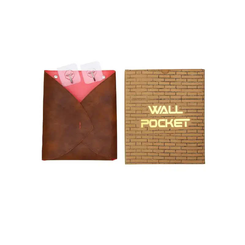 Wall Pocket - Brown