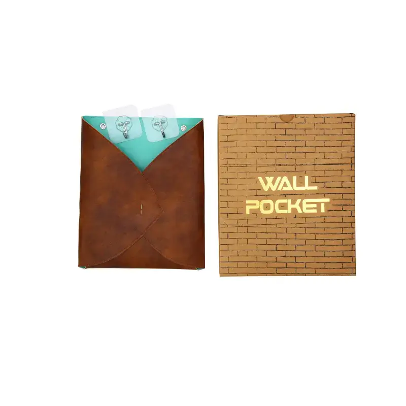 Wall Pocket - Brown