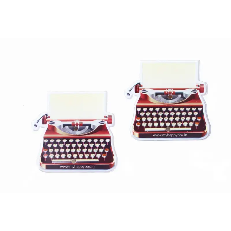 Magnetic Coaster Typewriter
