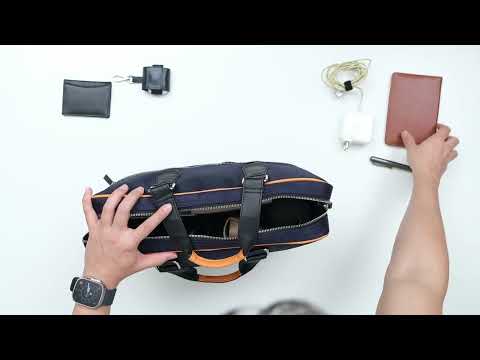 Smart Laptop Bag Matty And Rexene - Blue & Orange