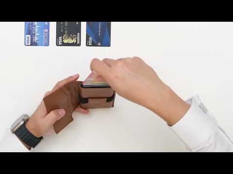 Artilea POP UP Card Holder Leather (Tan)