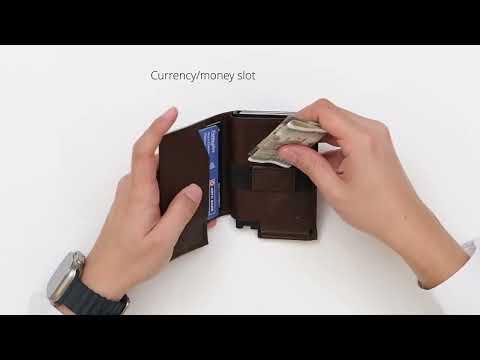 Artilea POP UP Card Holder Leather (Brown)