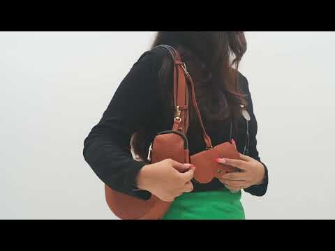 Crescent Moon Bag - Pink