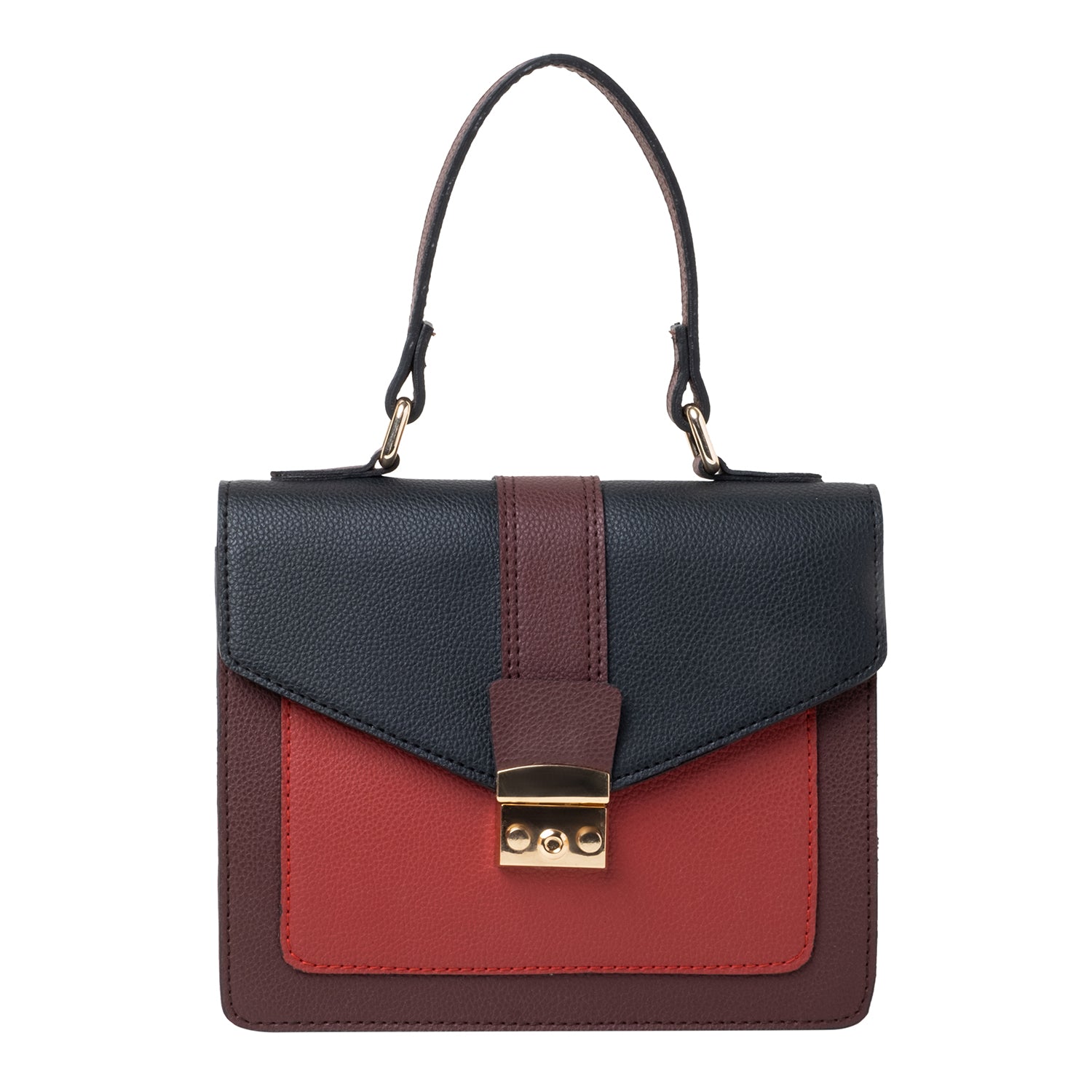 Party Sling Bag - Brown & Red