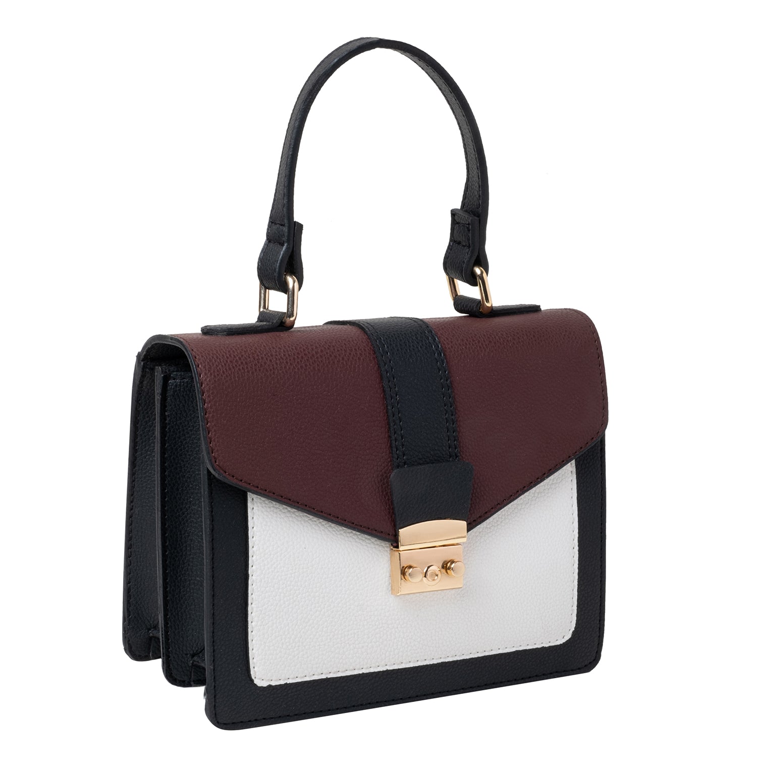 Party Sling Bag - Brown & White