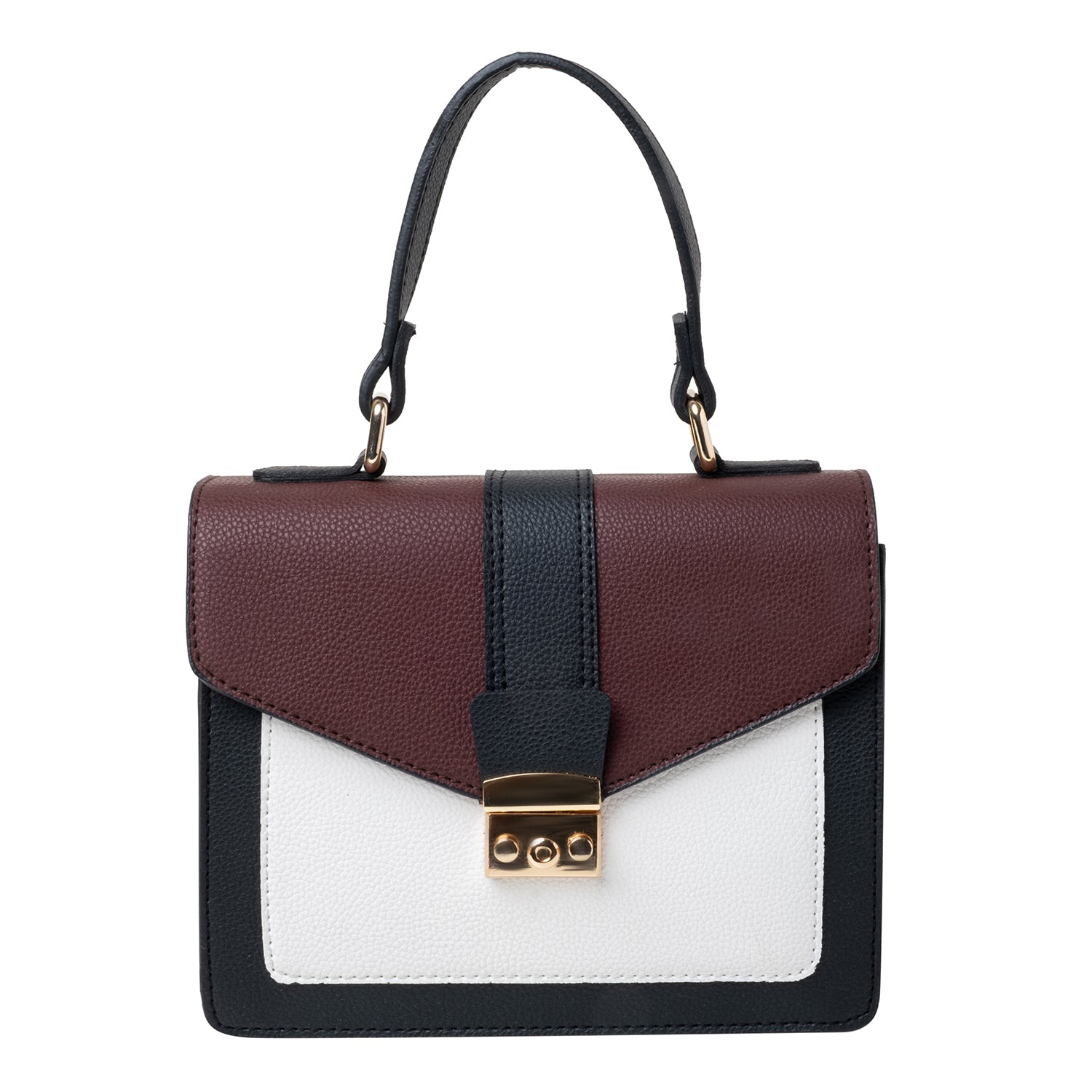 Party Sling Bag - Brown & White