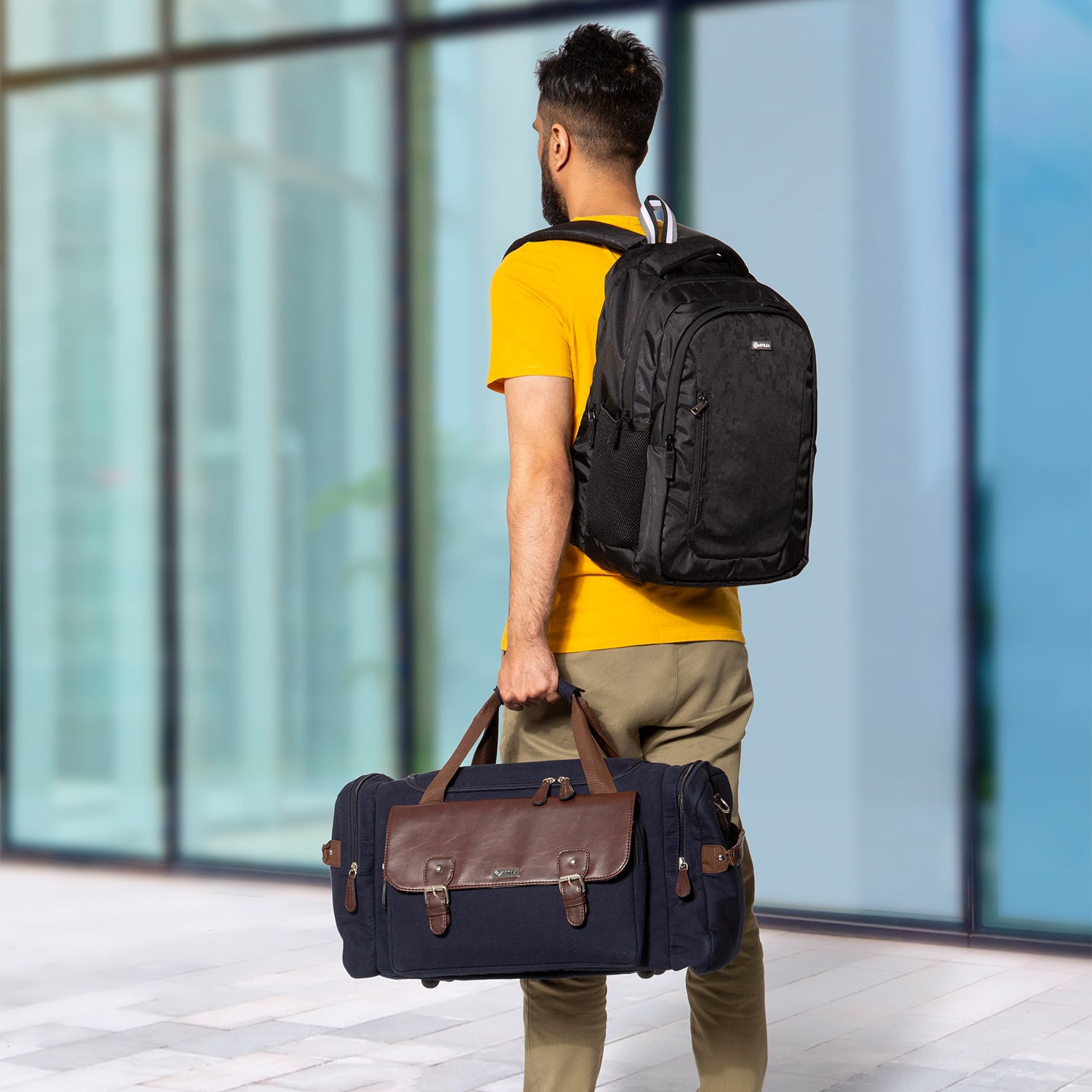 Camo Intell Backpack - Black